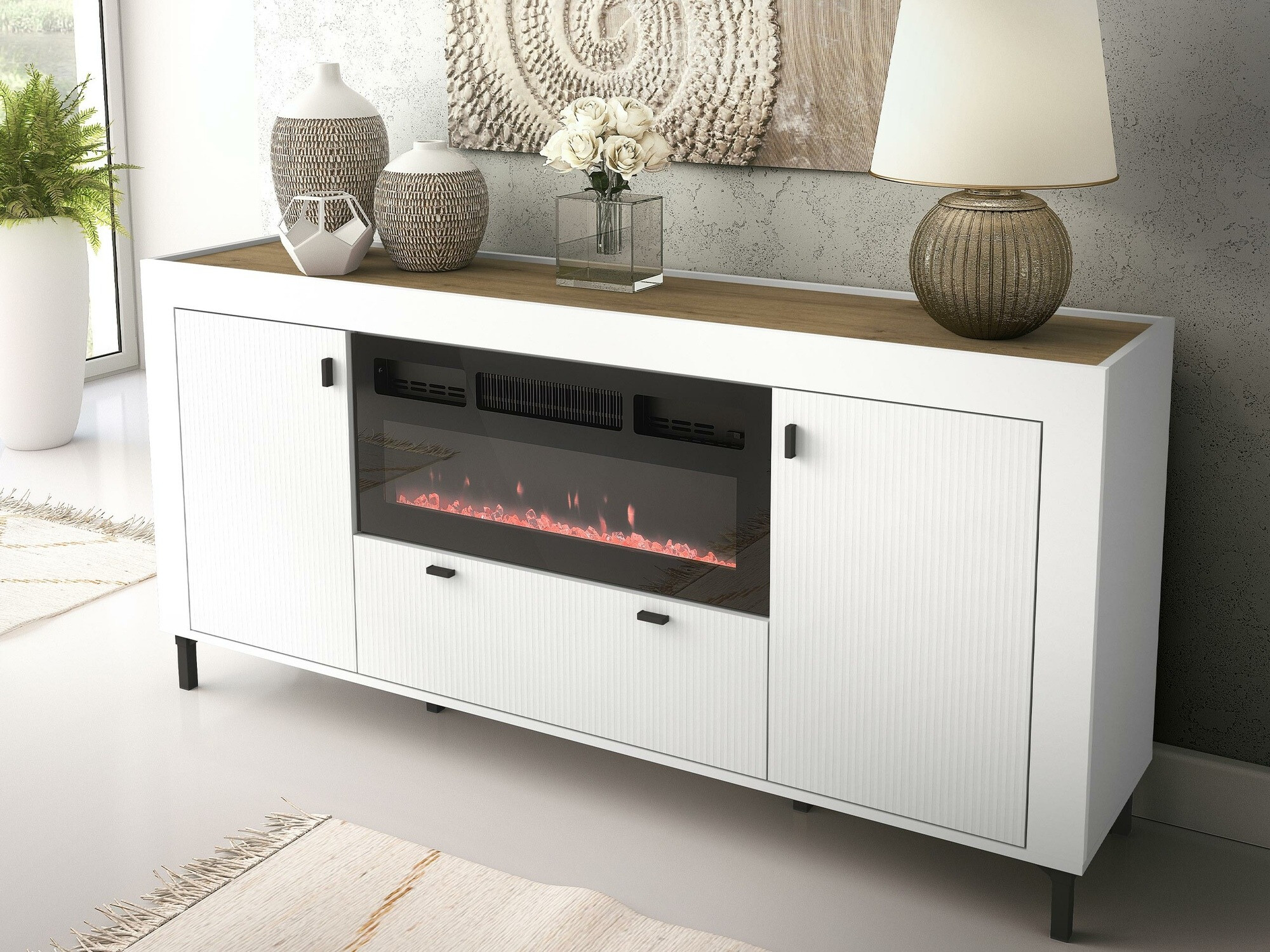 Komoda Mormavu 110 (Mat belo)