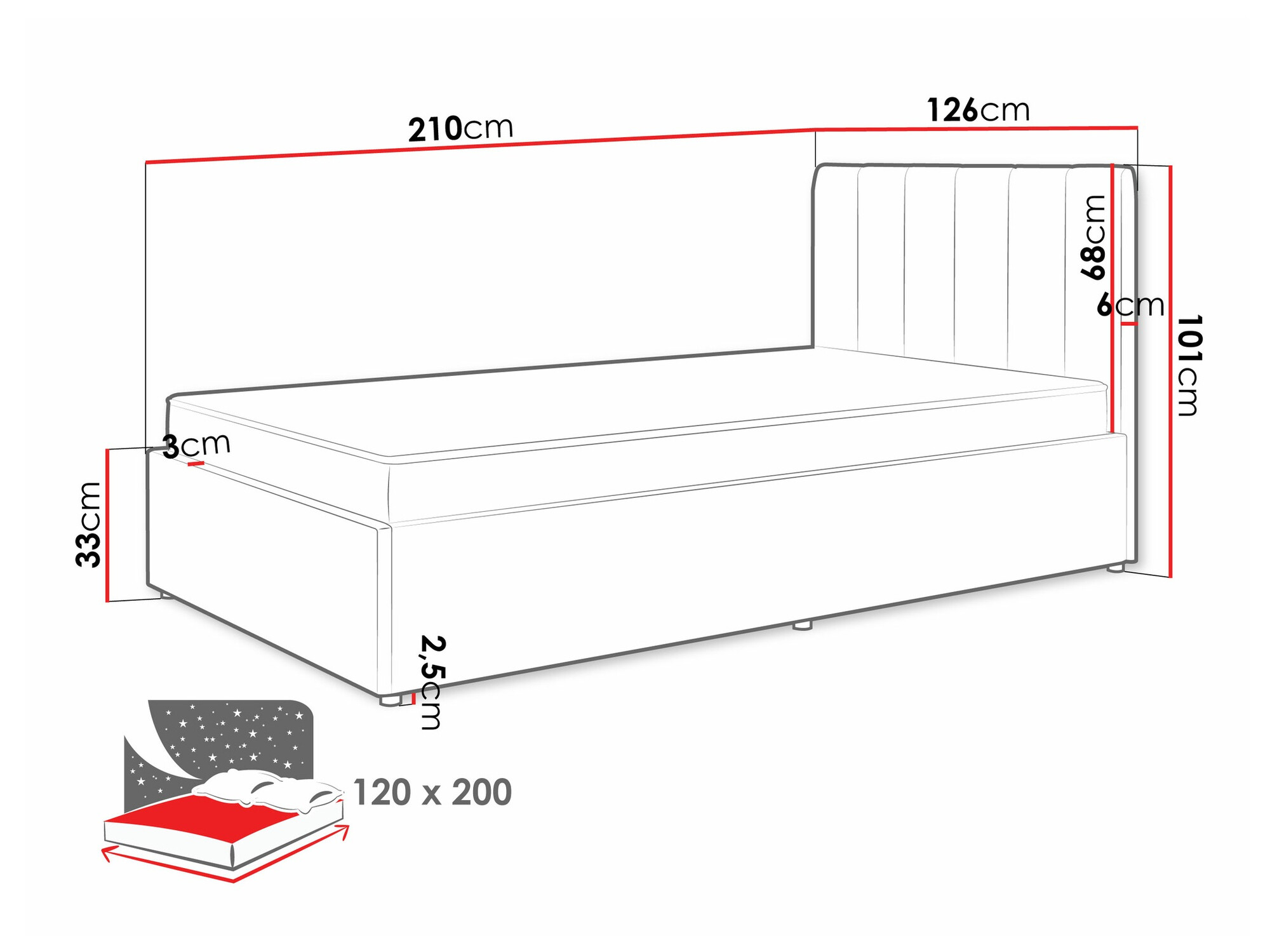 Krevet Mormavu 111 (Cloud 82)