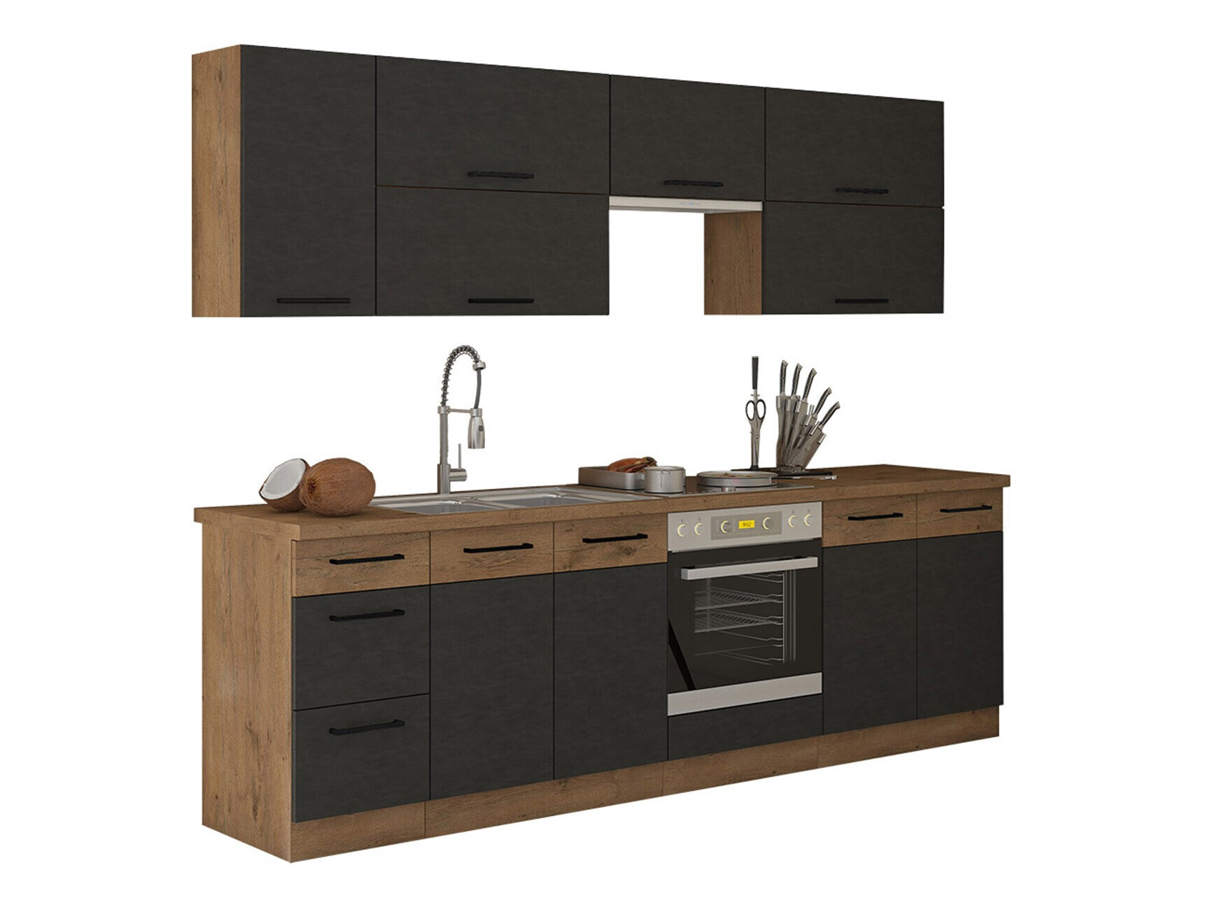 Modularni kuhinjski set Wood Grey 135