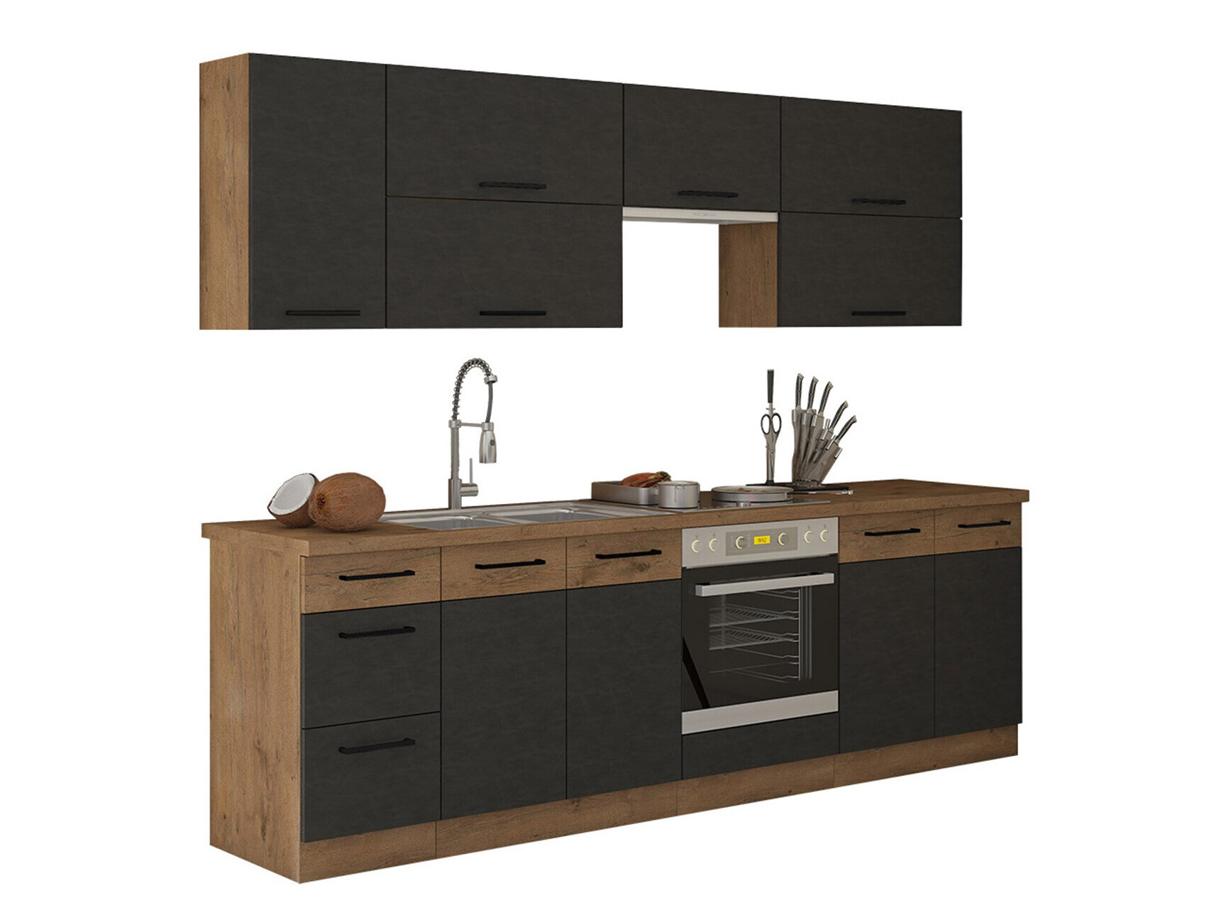 Modularni kuhinjski set Wood Grey 135