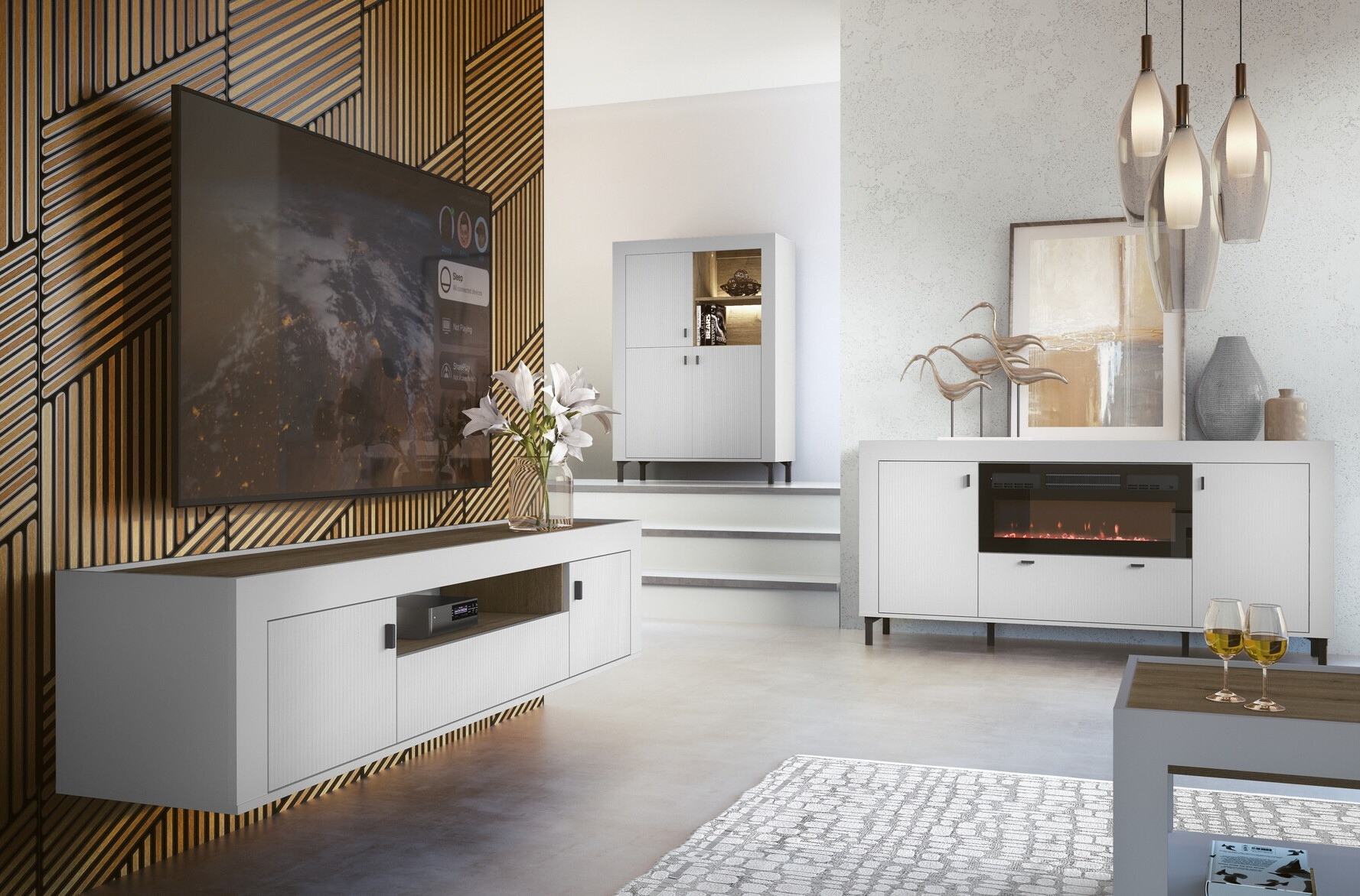 Polica Mormavu 105 (Mat belo)