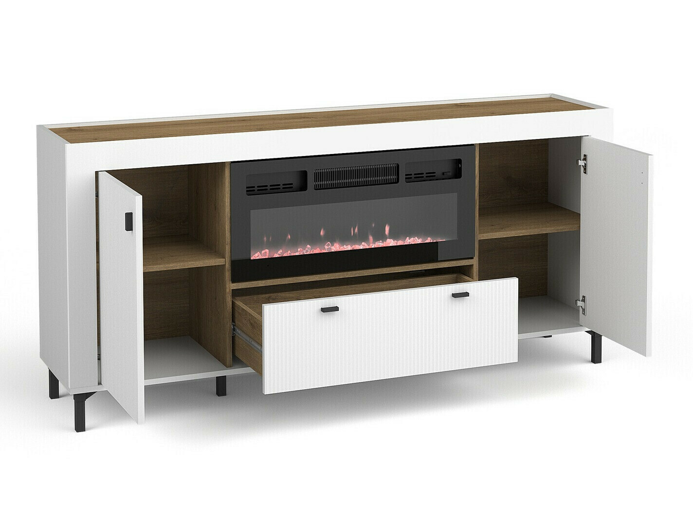 Set za dnevnu sobu Mormavu 115 (Mat belo)