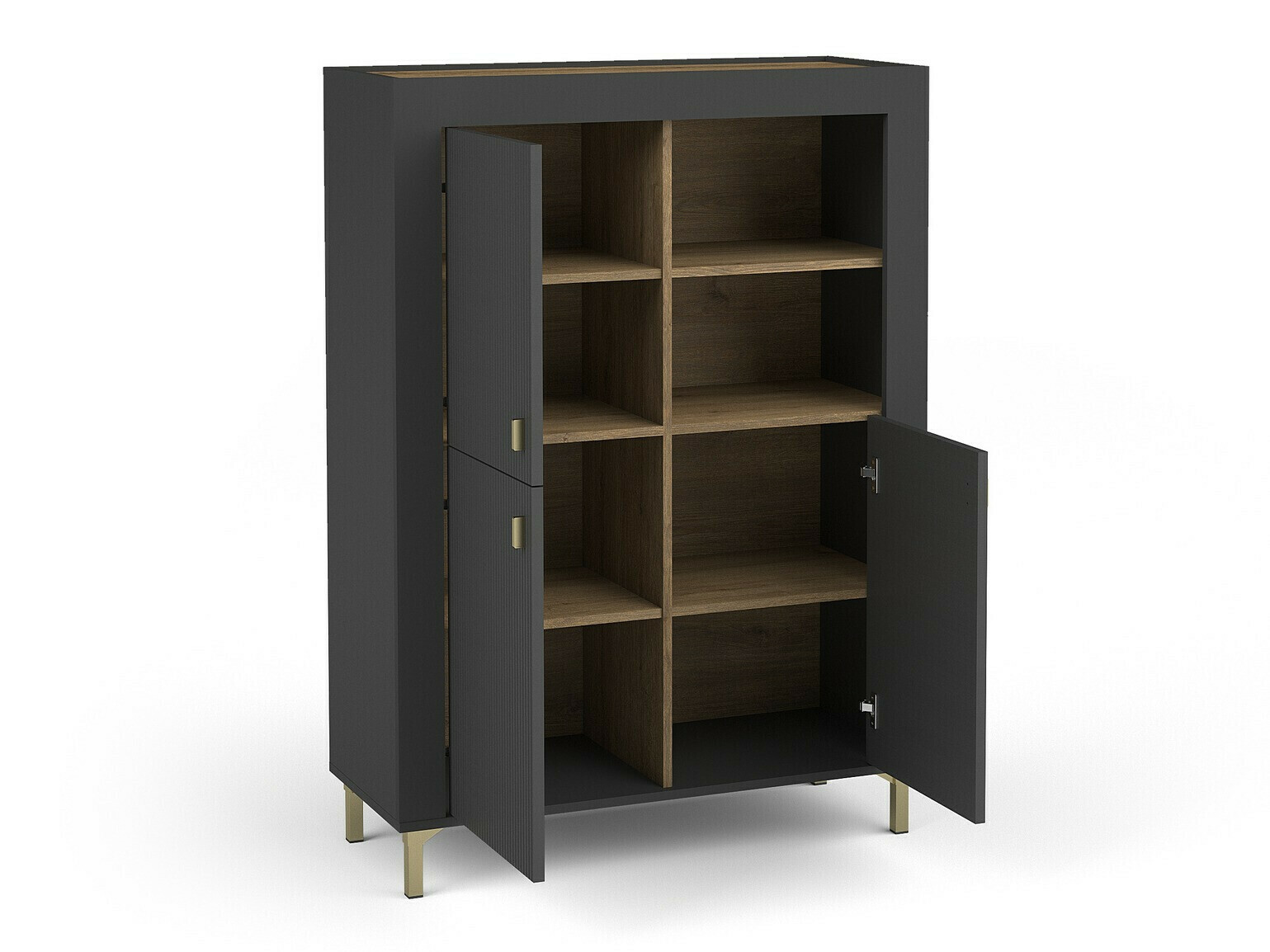 Set za dnevnu sobu Mormavu 115 (Mat crna)