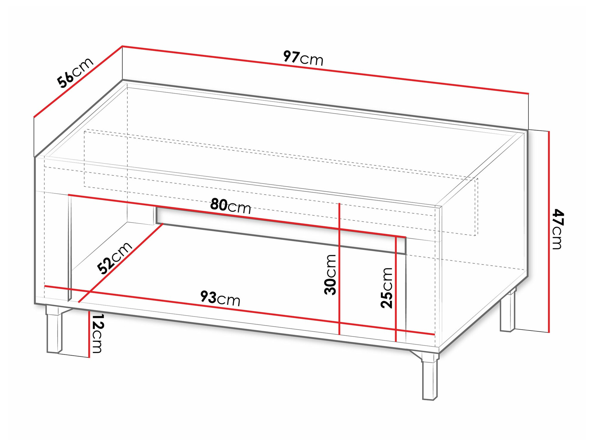 Stočić za kafu Mormavu 107 (Mat belo)