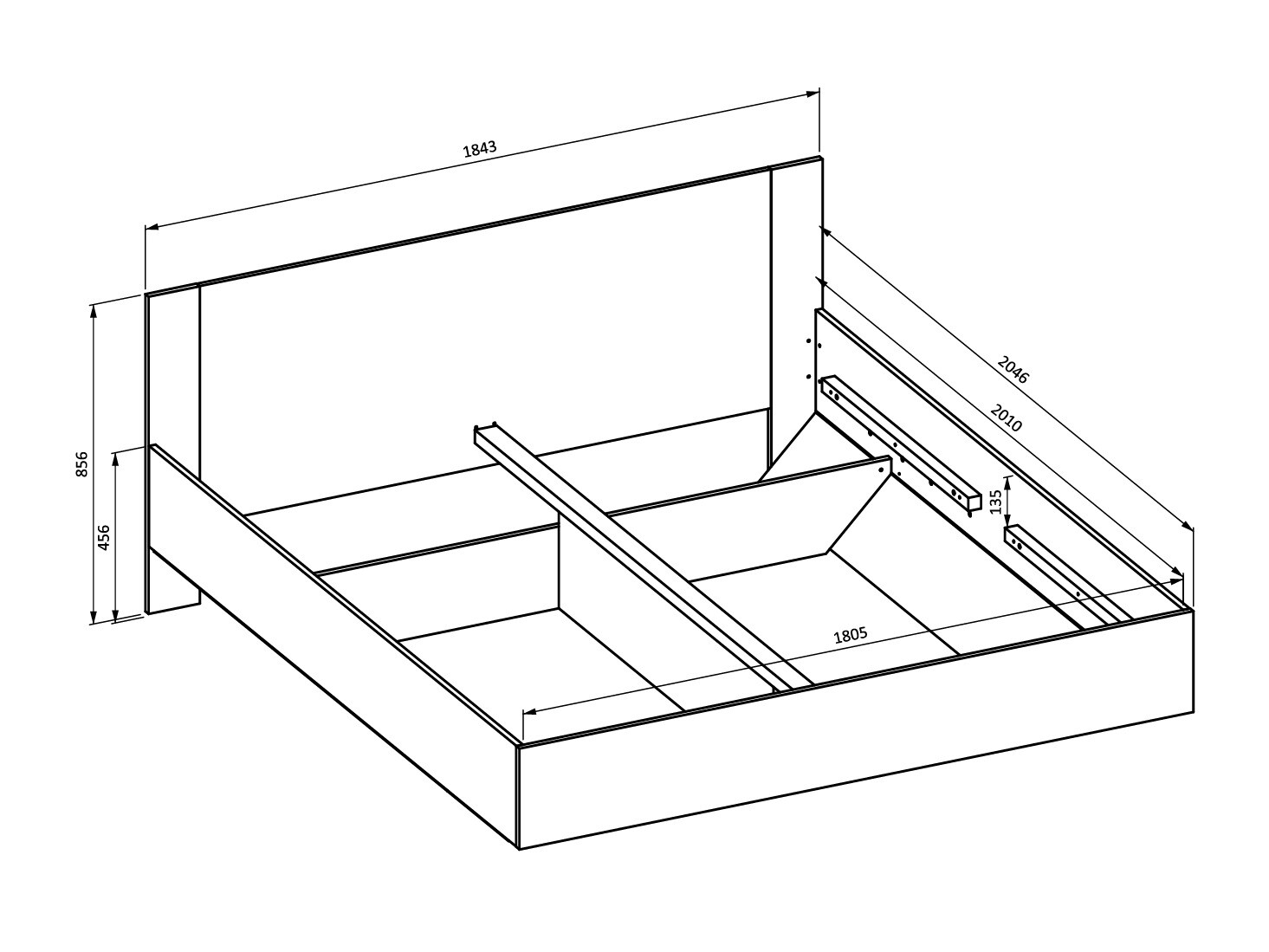 Krevet Mirsevi 106 (180 x 200 cm)