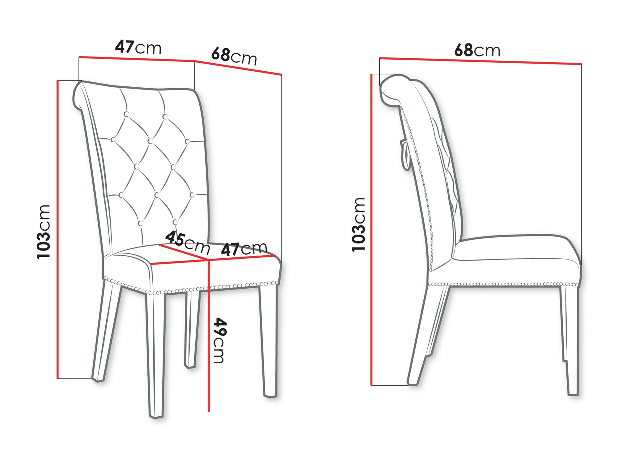 Stolica Jackson 111 (Magic Velvet 2219)