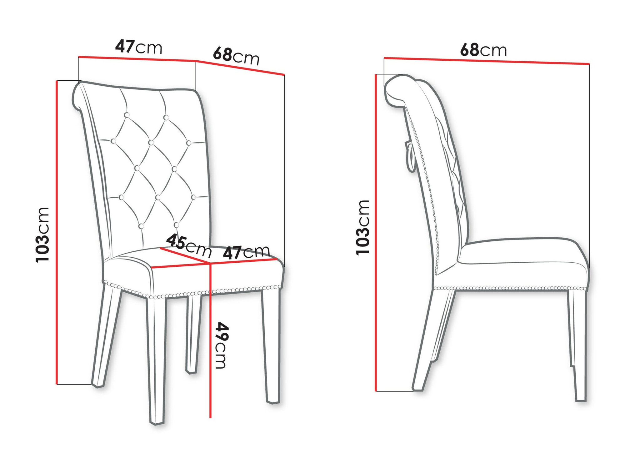Stolica Jackson 111 (Magic Velvet 2240)