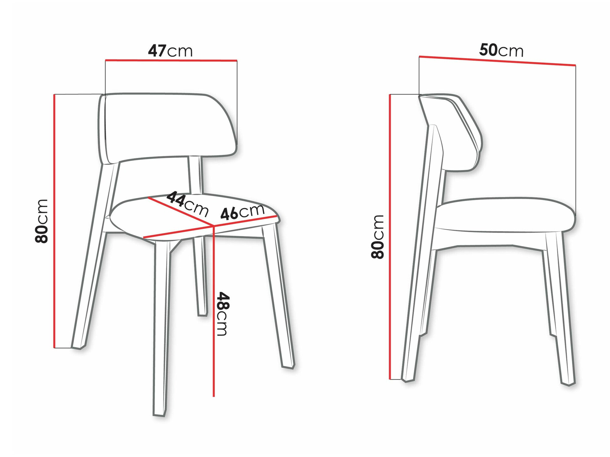 Stolica Jackson 112 (Crno)
