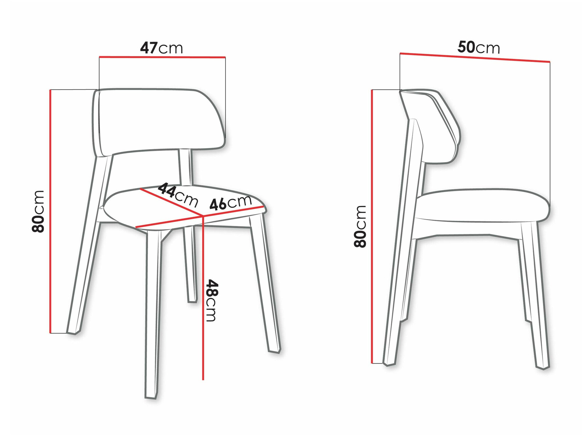 Stolica Jackson 112 (Svetlo drvo)
