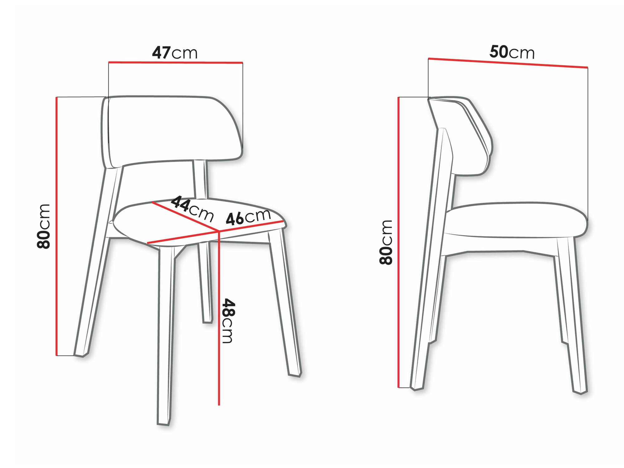 Stolica Jackson 112 (Svetlo drvo)