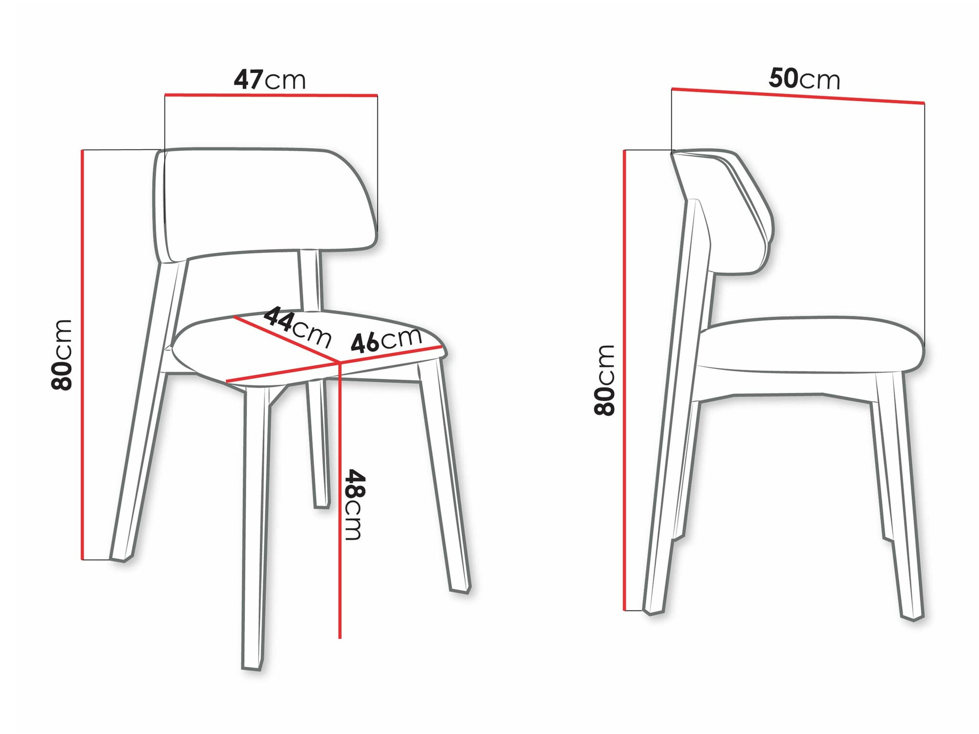 Stolica Jackson 112 (Svetlo drvo)