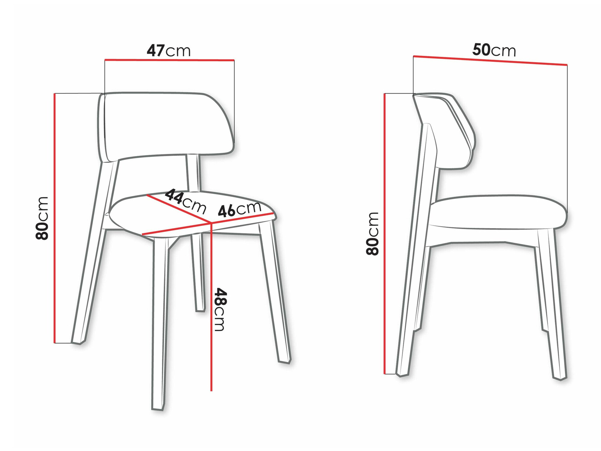 Stolica Jackson 112 (Svetlo drvo)
