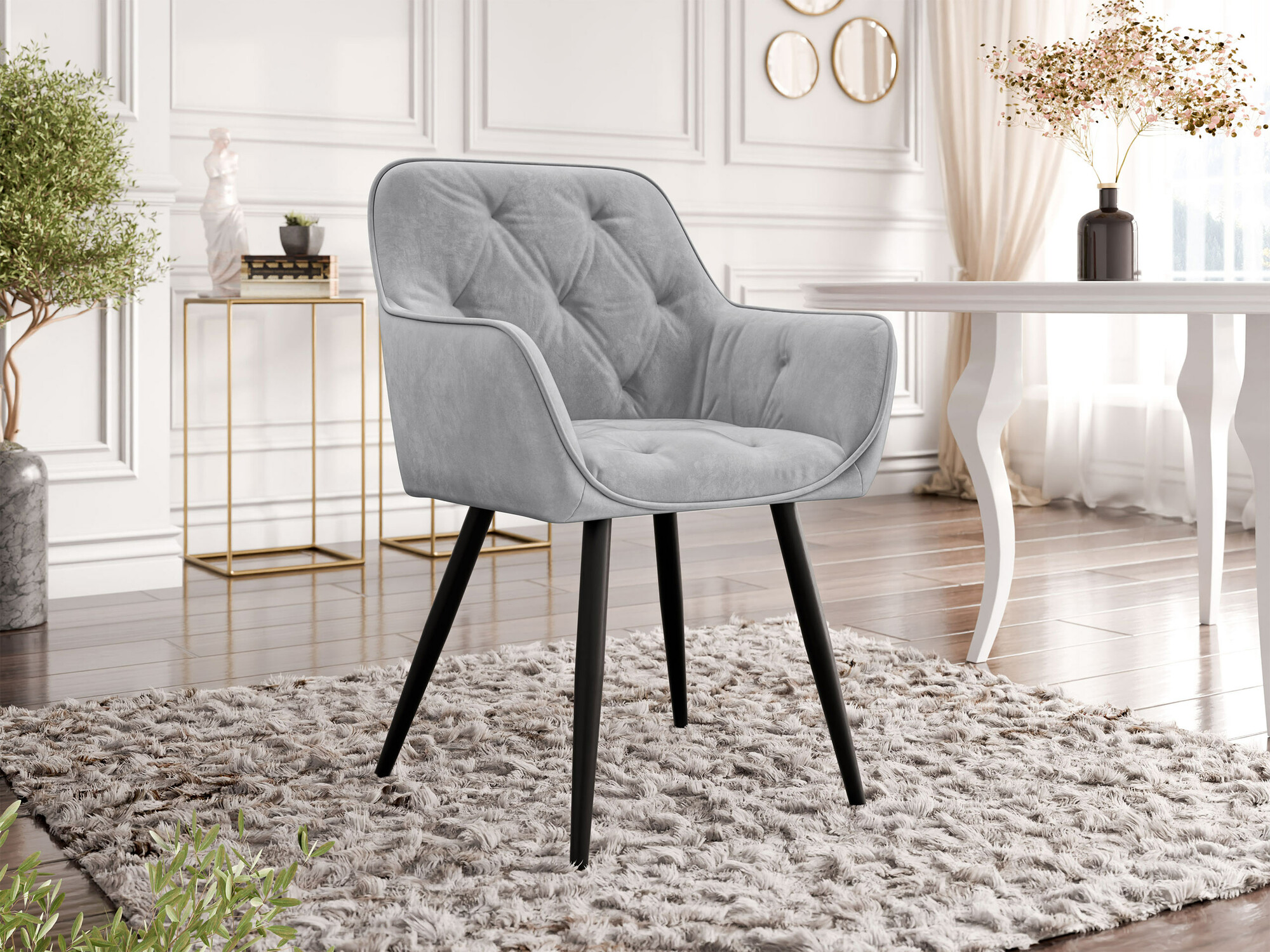 Stolica Jackson 115 (Crno + Magic Velvet 2240)