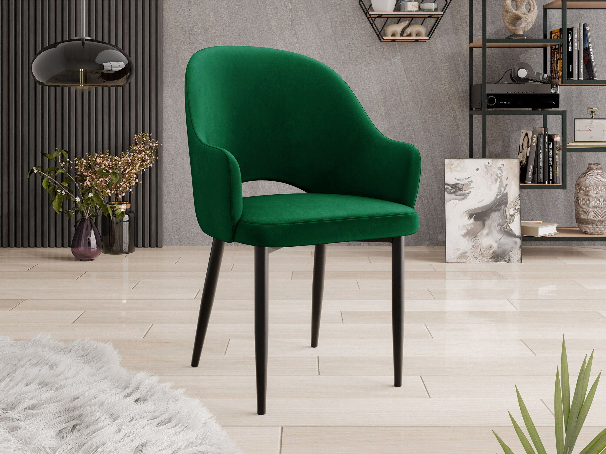 Stolica Jackson 116 (Crno + Magic Velvet 2225)