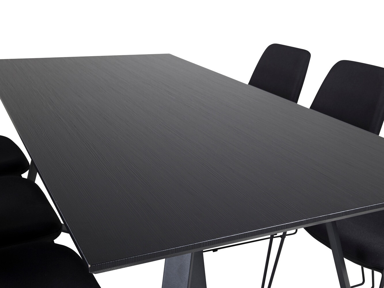 Trpezarijski set Dallas 1972 (Crno)