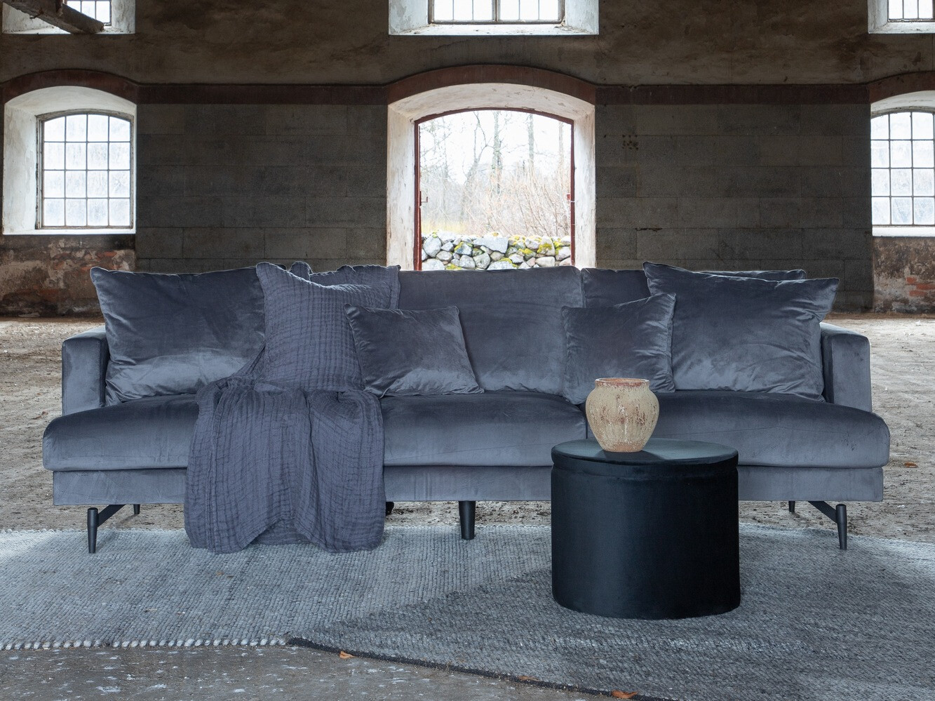 Sofa Dallas 1699 (Tamnosiva)