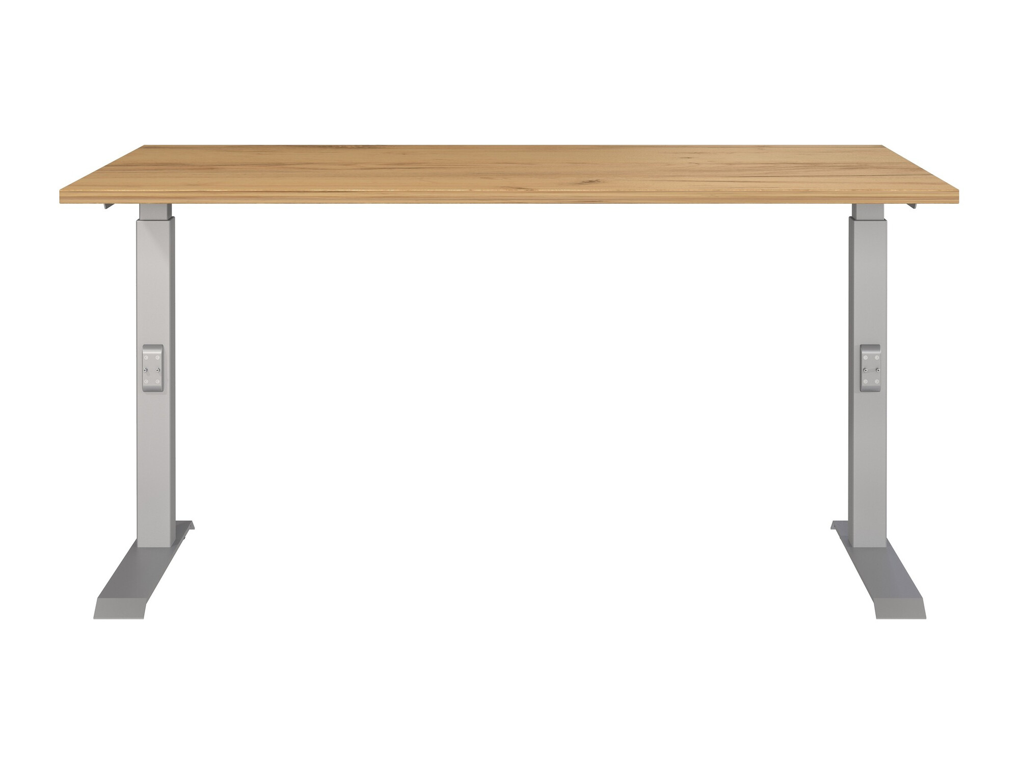 Kancelarijski sto Sacramento 419 (Navarra hrast + Srebrna)