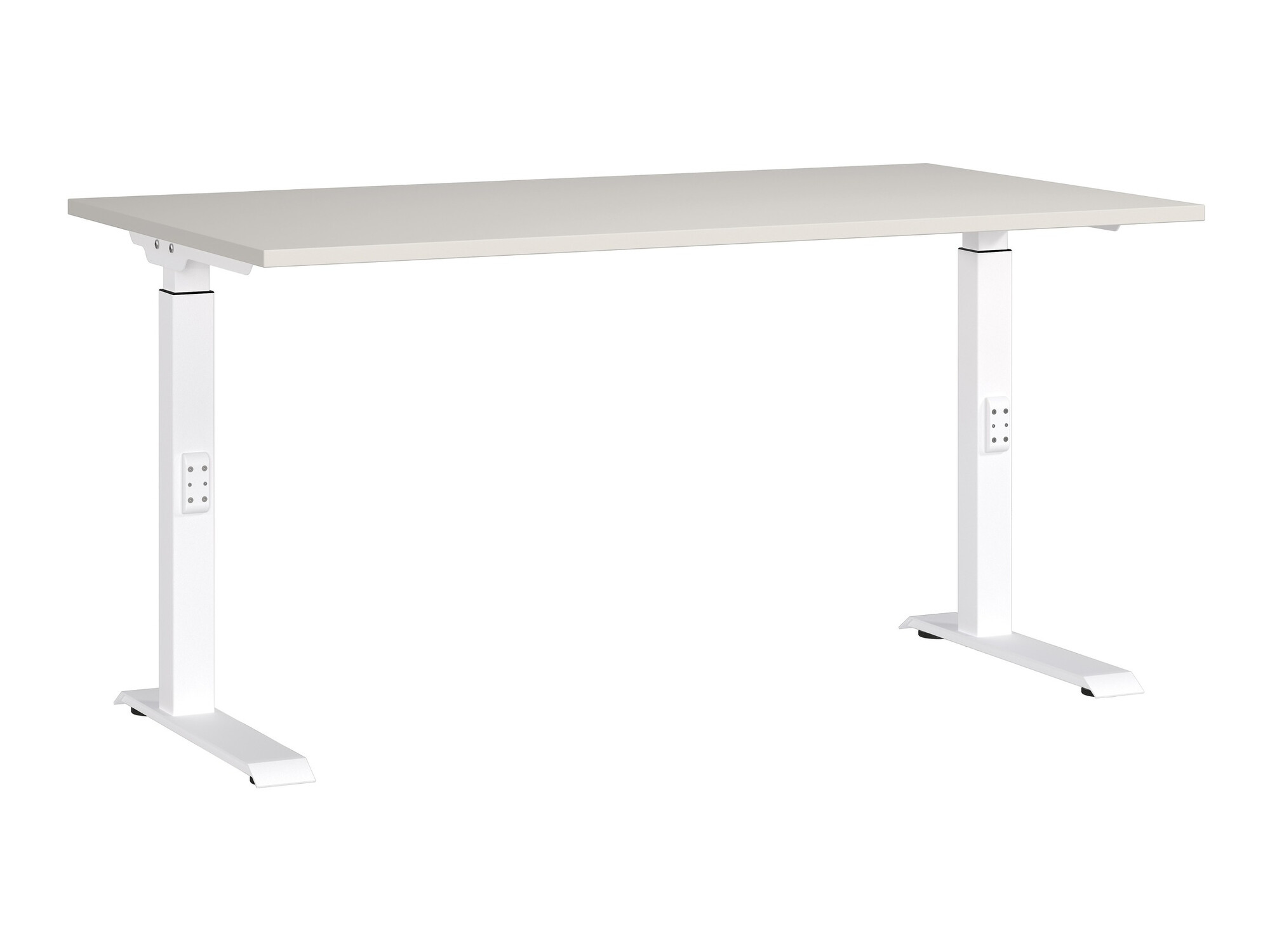 Kancelarijski sto Sacramento 419 (Svetloosiva + Belo)