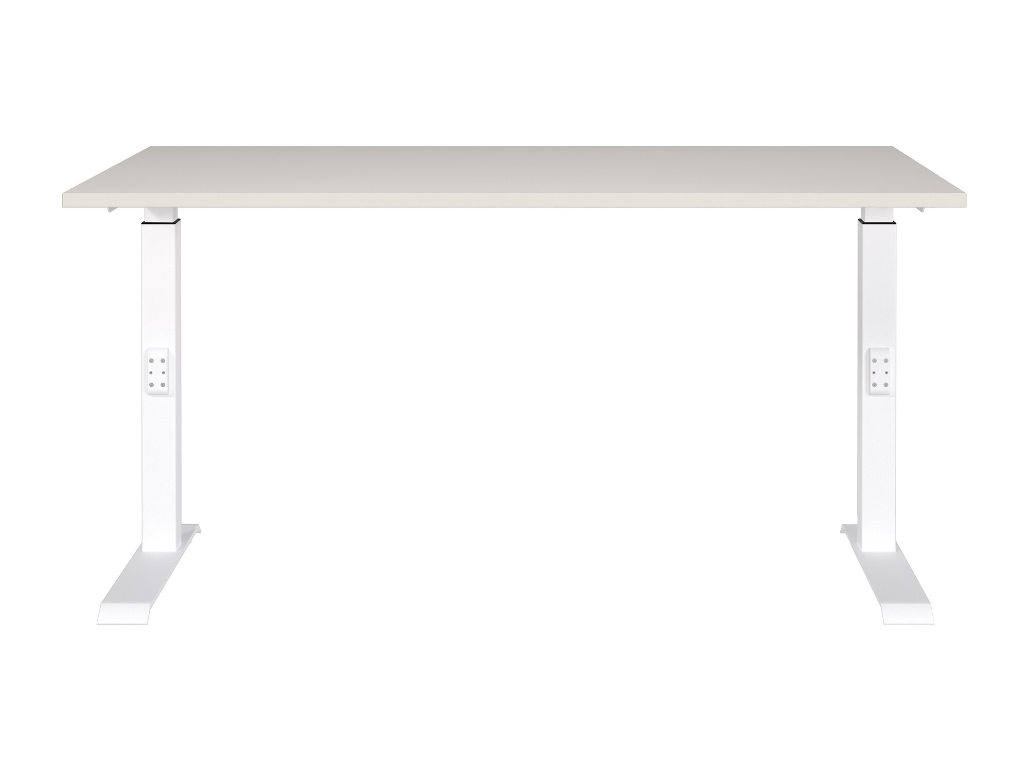 Kancelarijski sto Sacramento 419 (Svetloosiva + Belo)