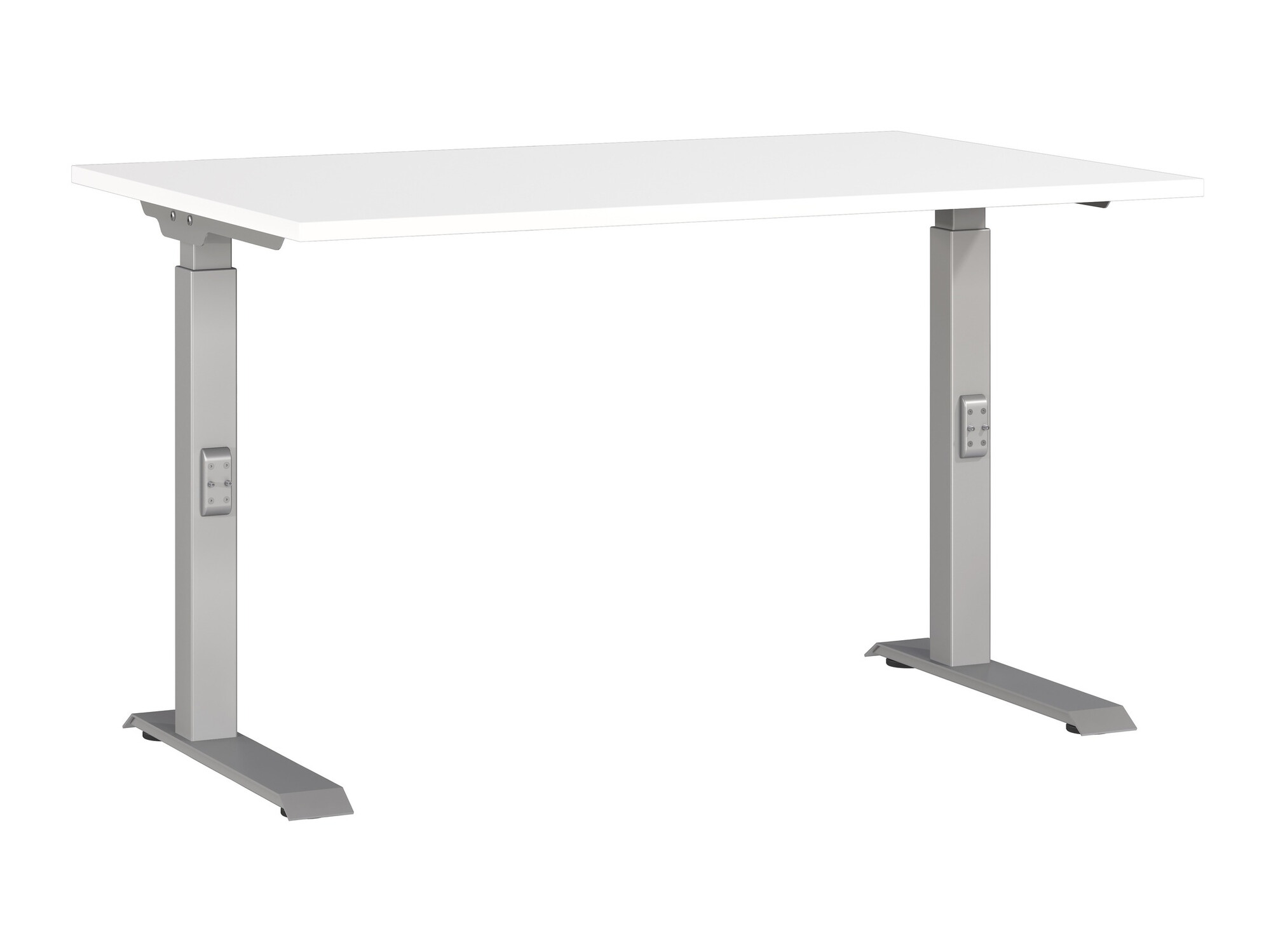 Kancelarijski sto Sacramento 420 (Belo + Srebrna)