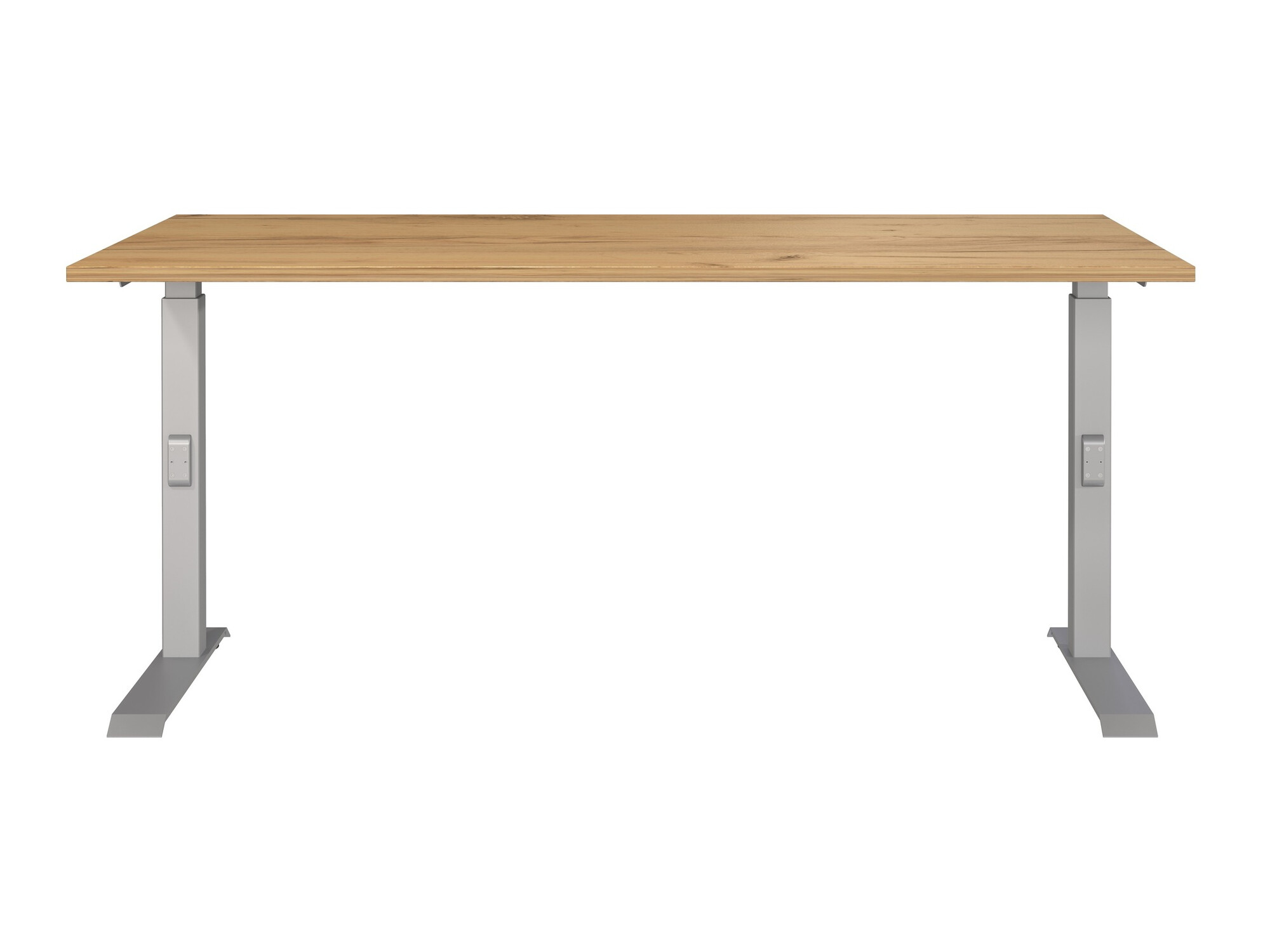 Kancelarijski sto Sacramento 421 (Navarra hrast + Srebrna)