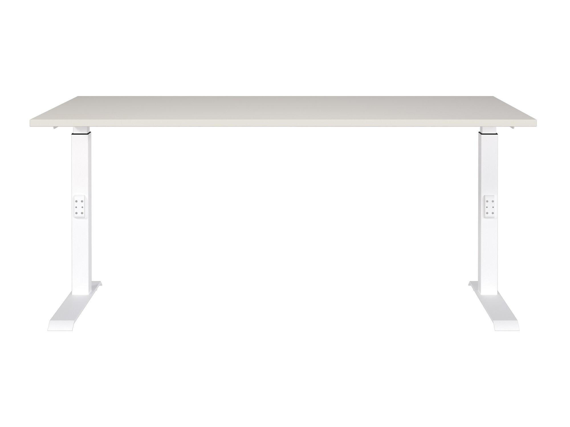 Kancelarijski sto Sacramento 421 (Svetloosiva + Belo)