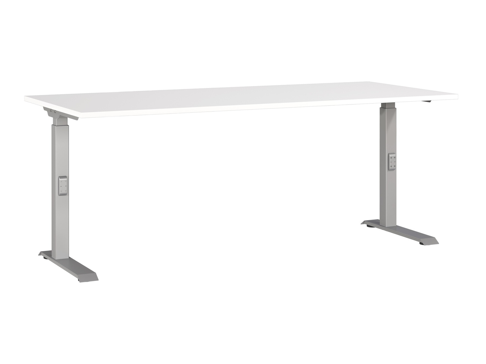 Kancelarijski sto Sacramento 422 (Belo + Srebrna)