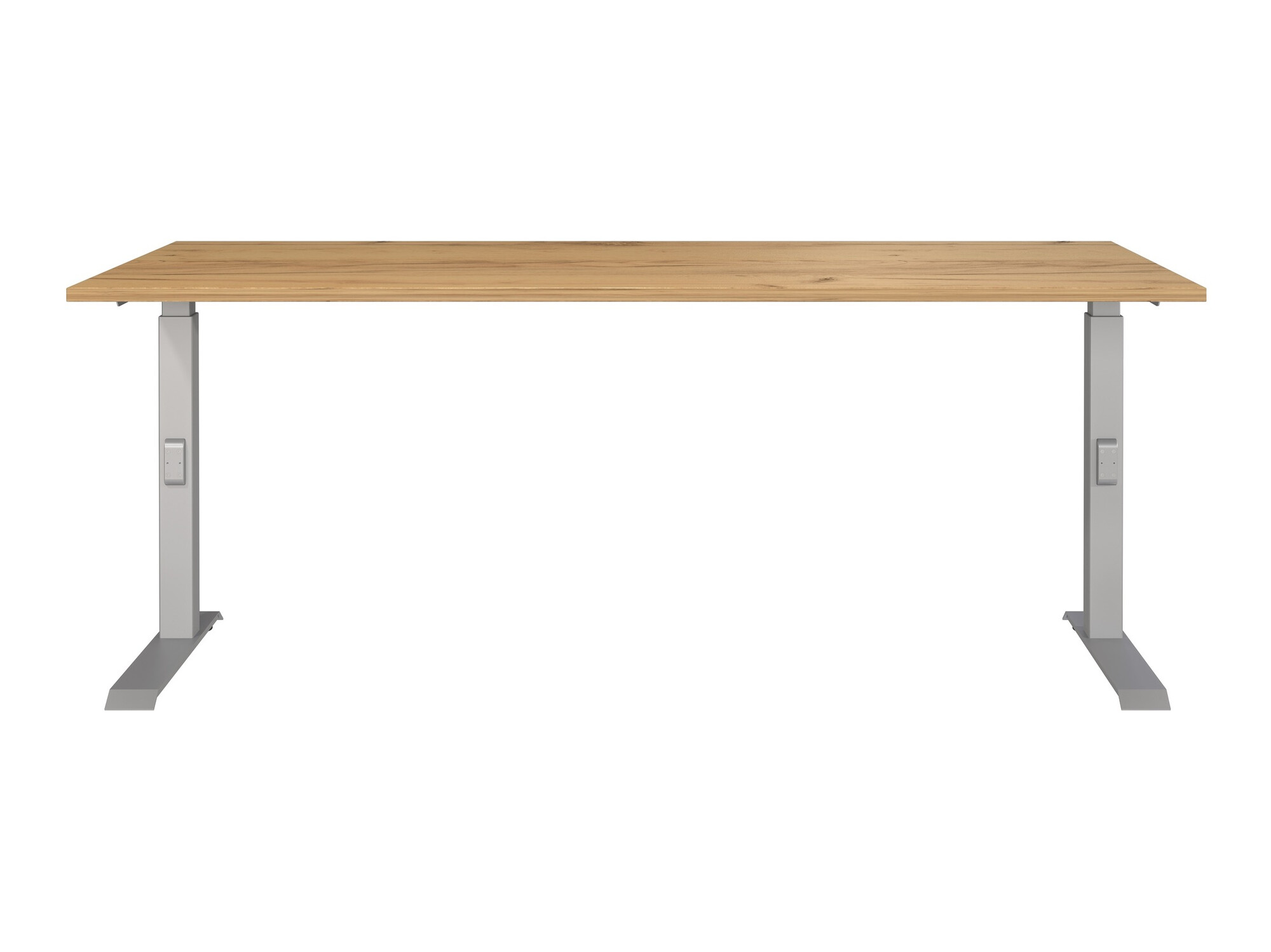 Kancelarijski sto Sacramento 422 (Navarra hrast + Srebrna)