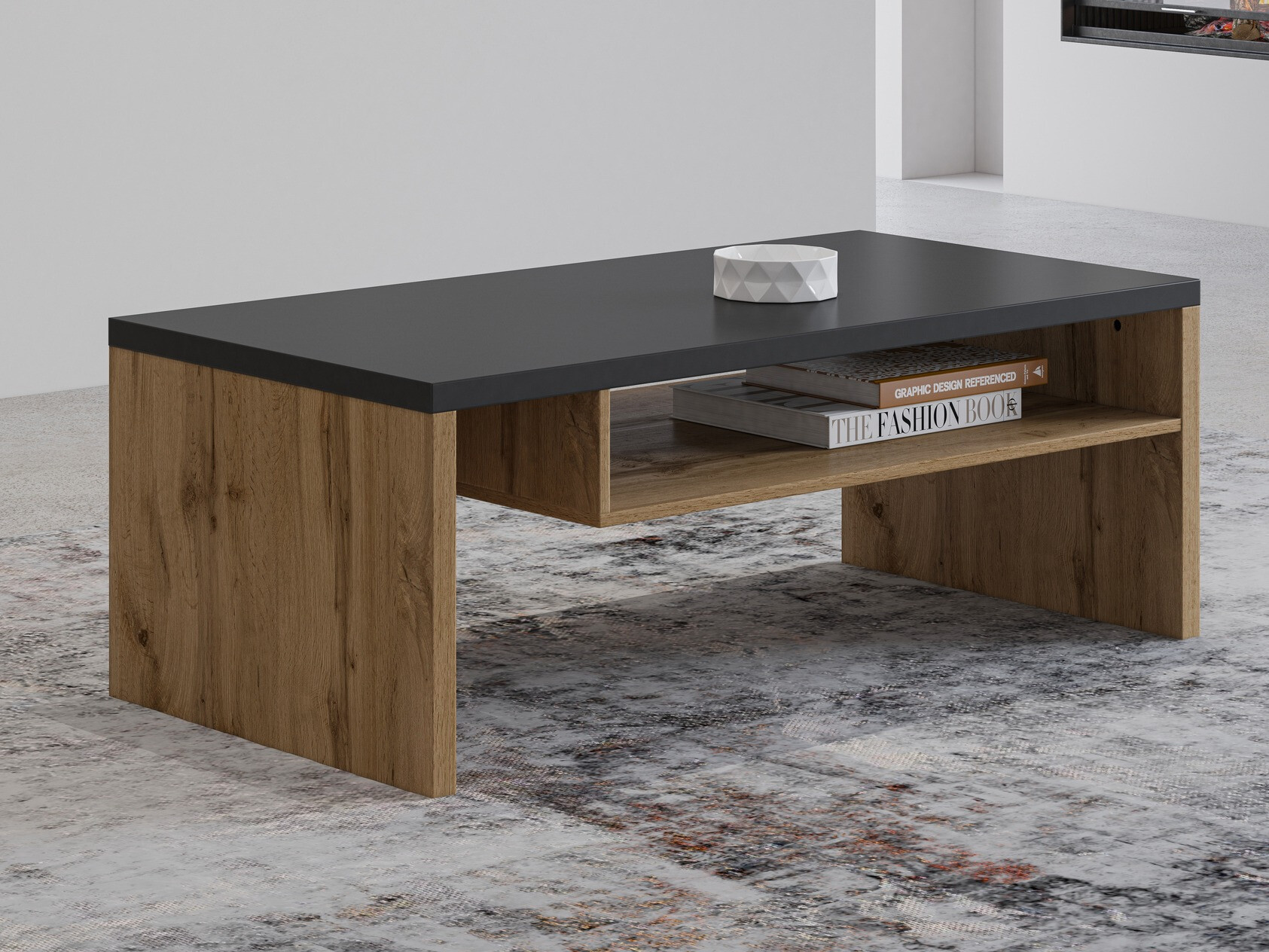 Stočić za kafu Alfere 112 (Hrast Votan)