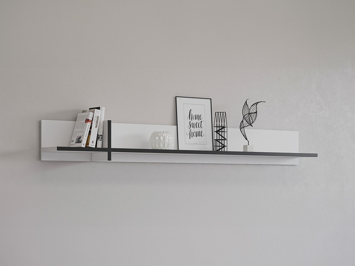 Zidna polica Alfere 109 (Belo)