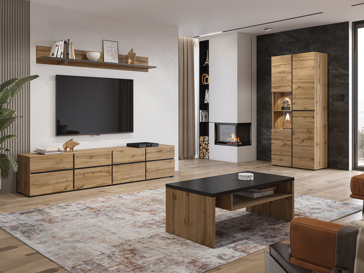 Zidna polica Alfere 109 (Вотан храст)