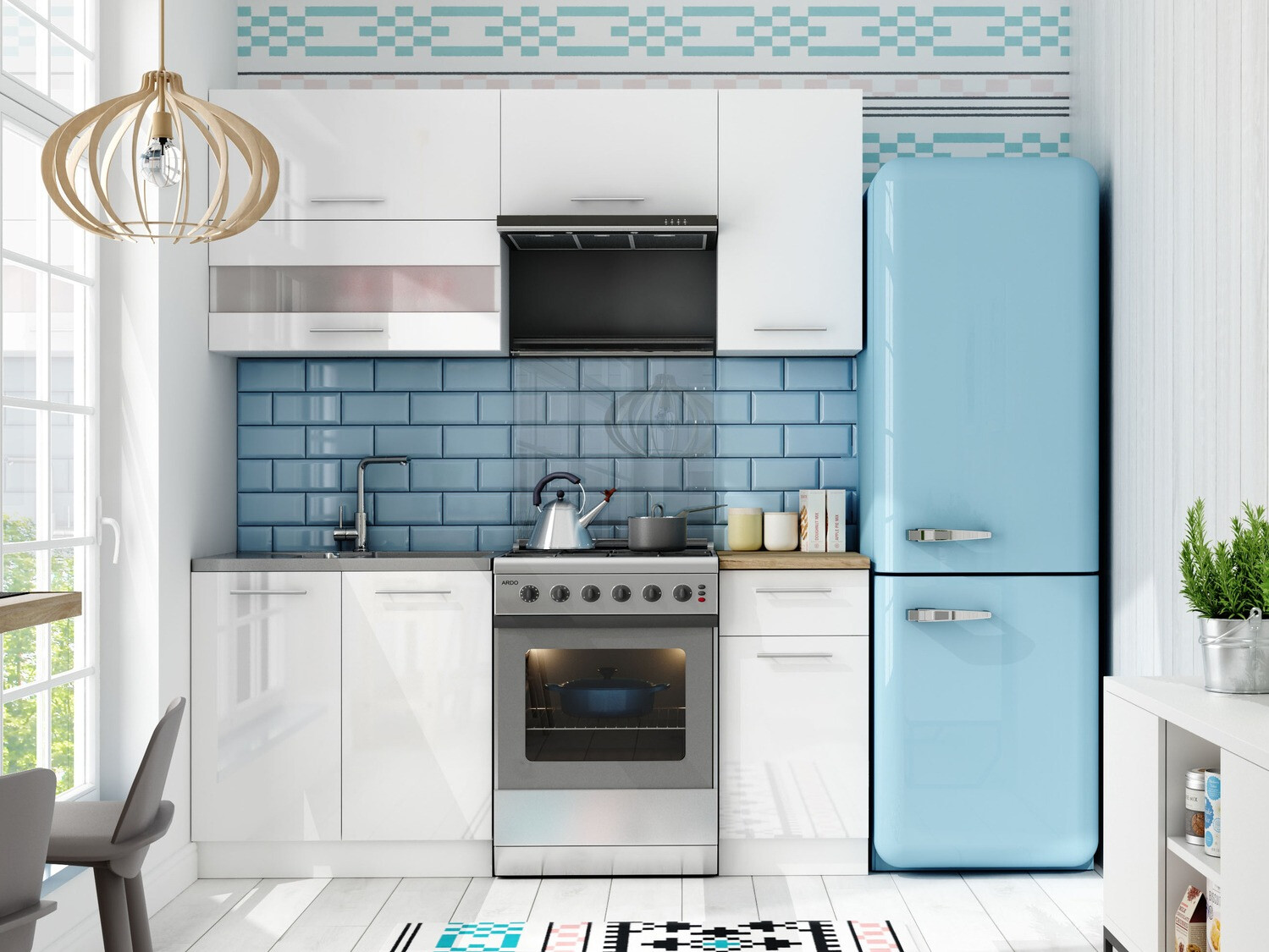 Modularni kuhinjski set Tiffa White 113