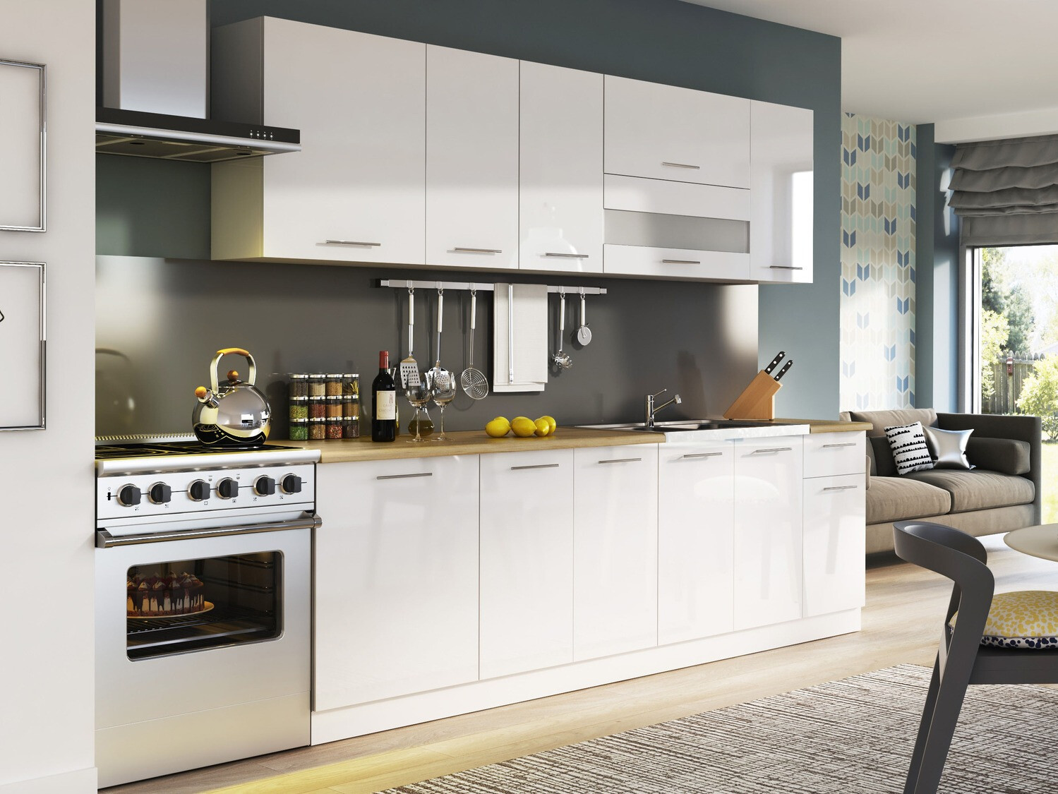 Modularni kuhinjski set Tiffa White 121