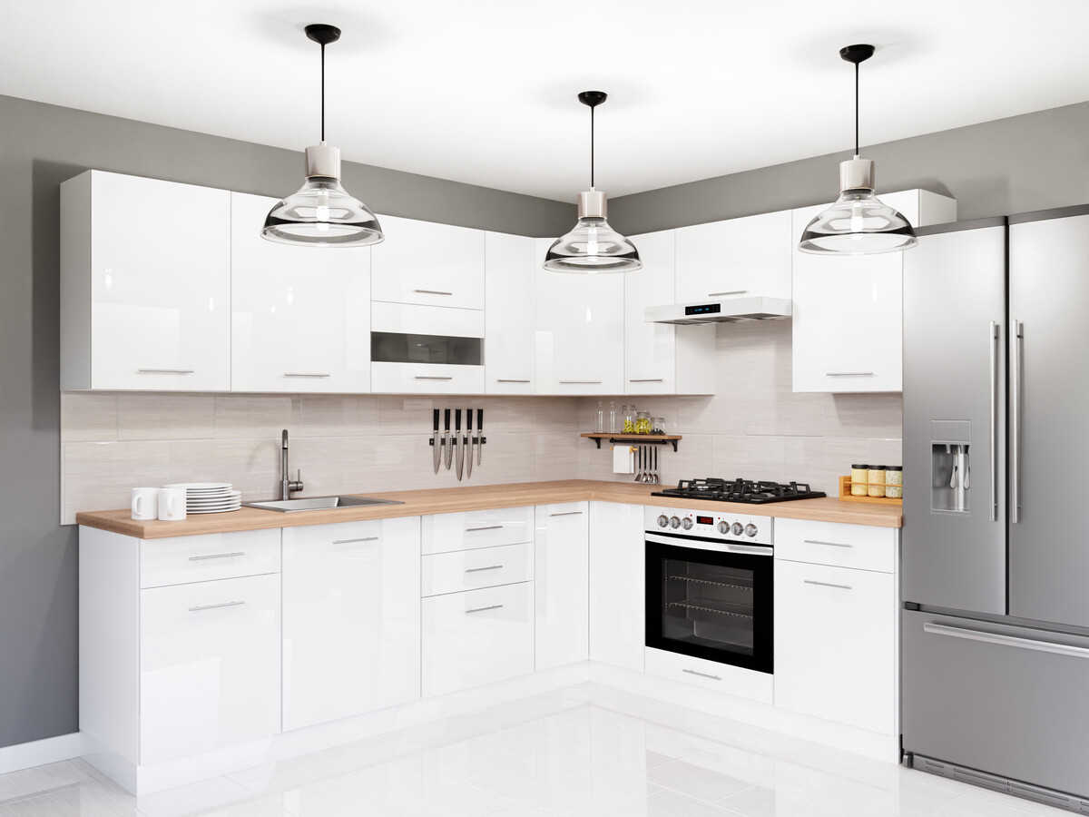 Modularni ormar za ugradne uređaje Tiffa White 123