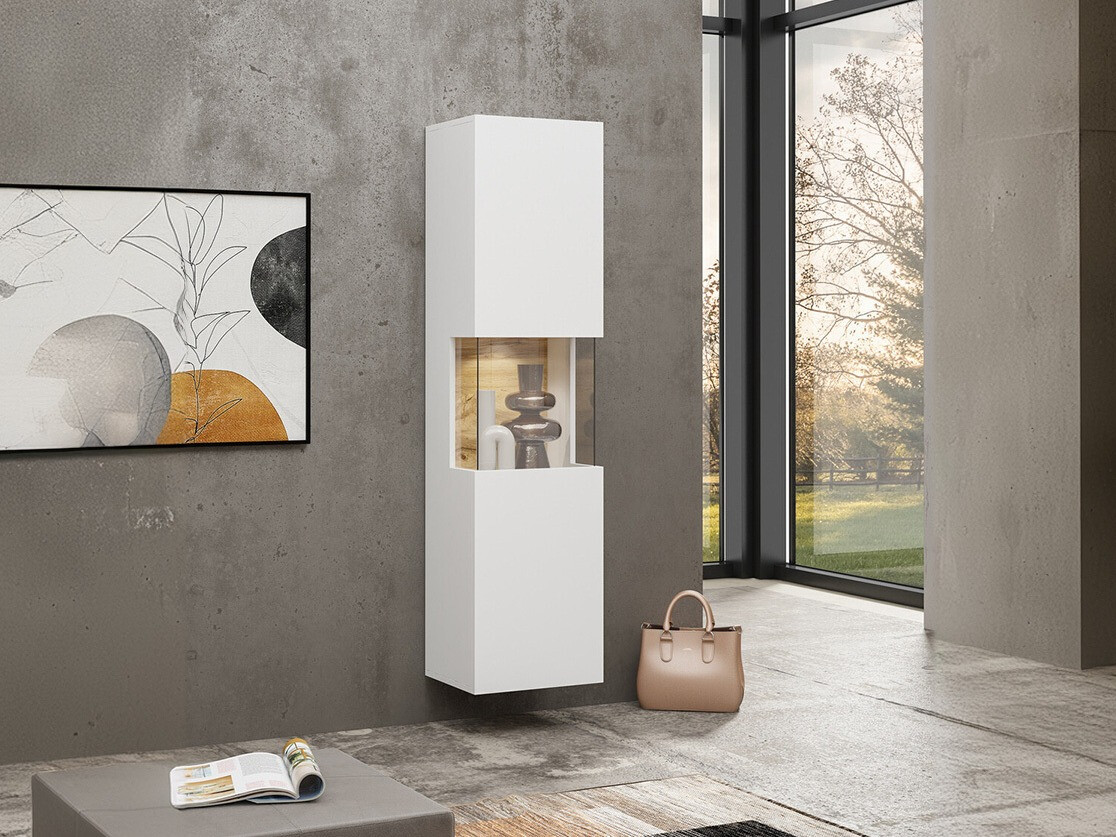 Polica Revmiru 100 (Belo + Вотан храст)