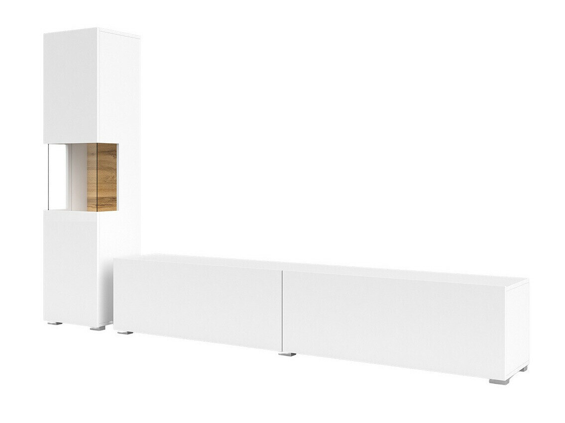 Set za dnevnu sobu Revmiru 105 (Belo + Вотан храст)