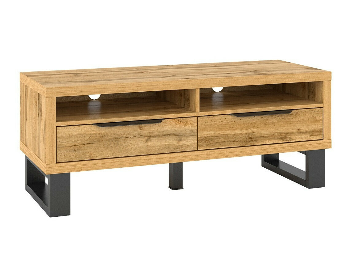 TV komoda Avicavu 100 (Hrast Votan + Crno)