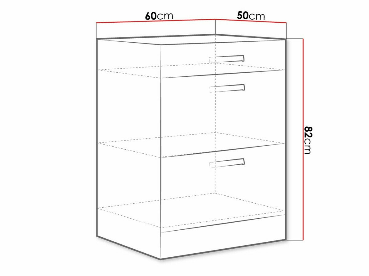 Modularni ormarić sa fiokama Multi Grey 105