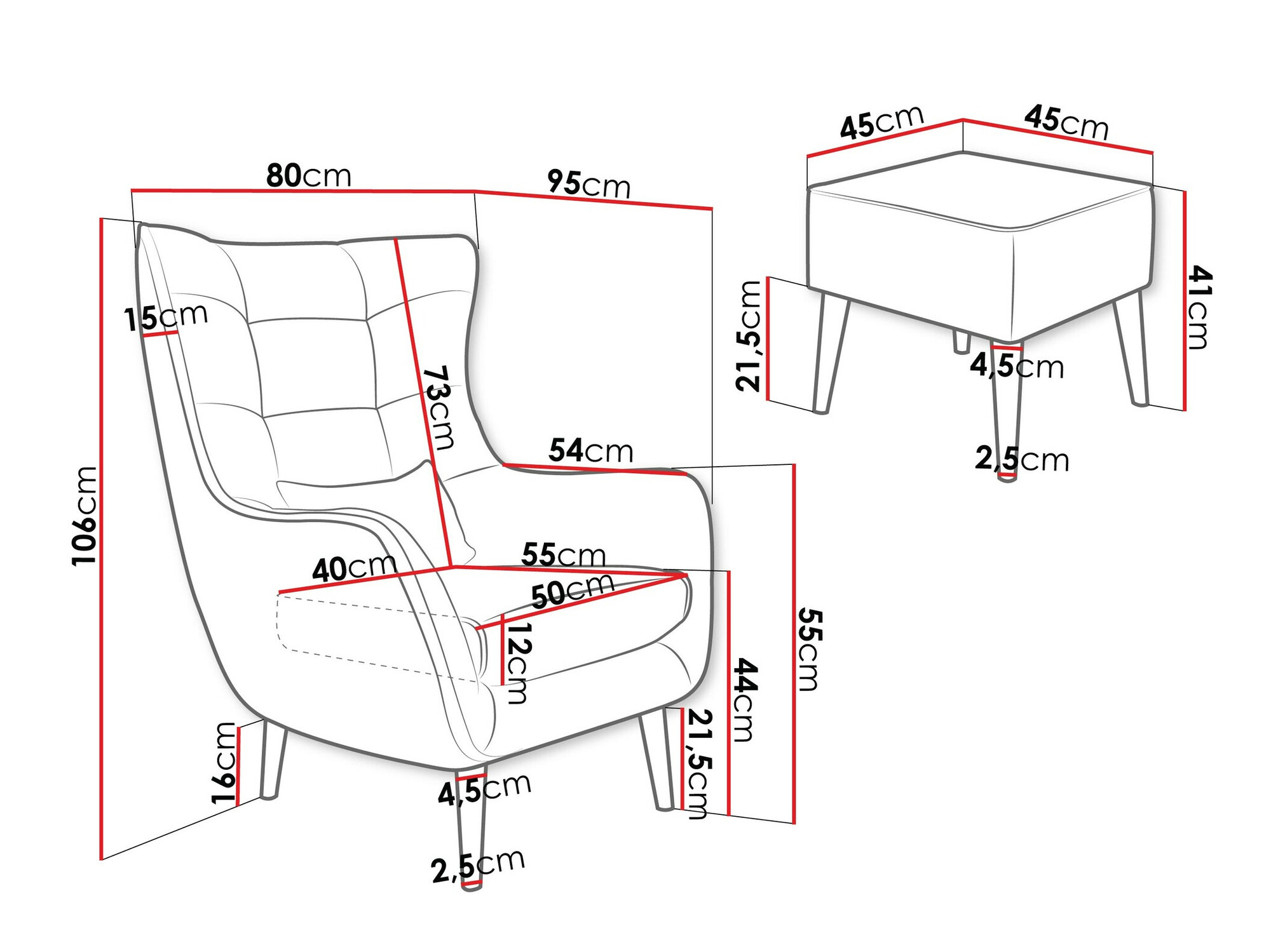 Fotelja Comfivo 381 (Poso 110)