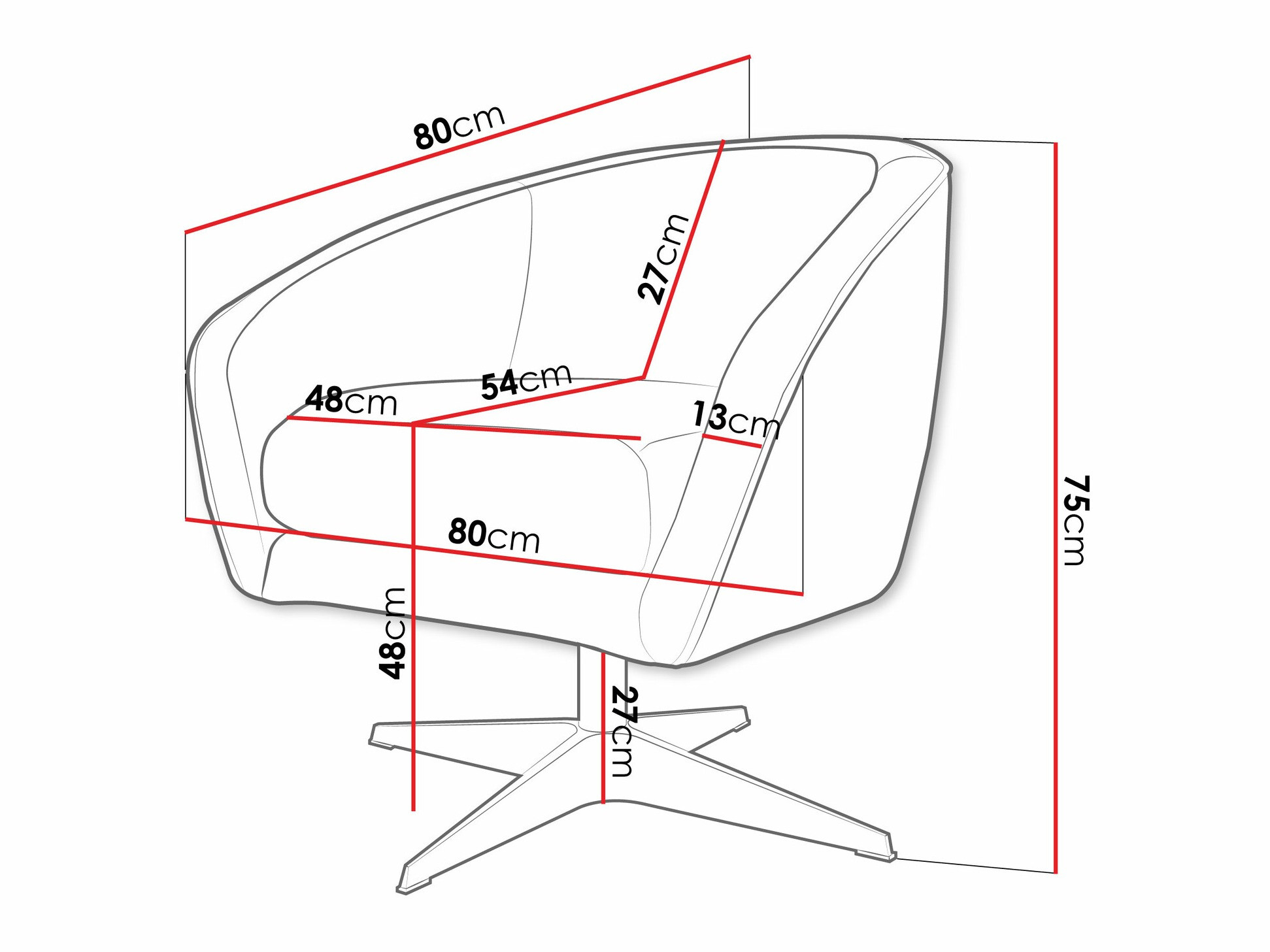 Fotelja Lincoln 191 (Pretty 03)