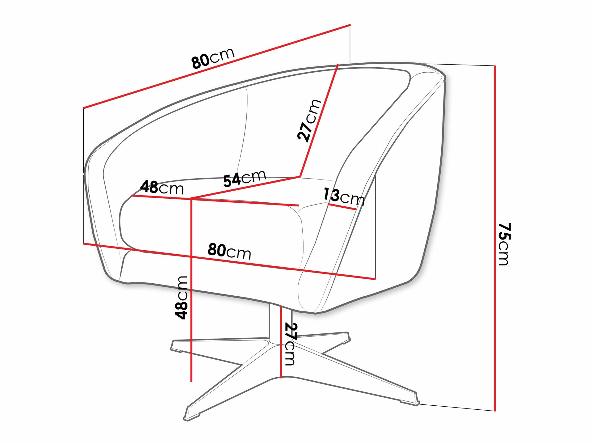 Fotelja Lincoln 191 (Pretty 05)