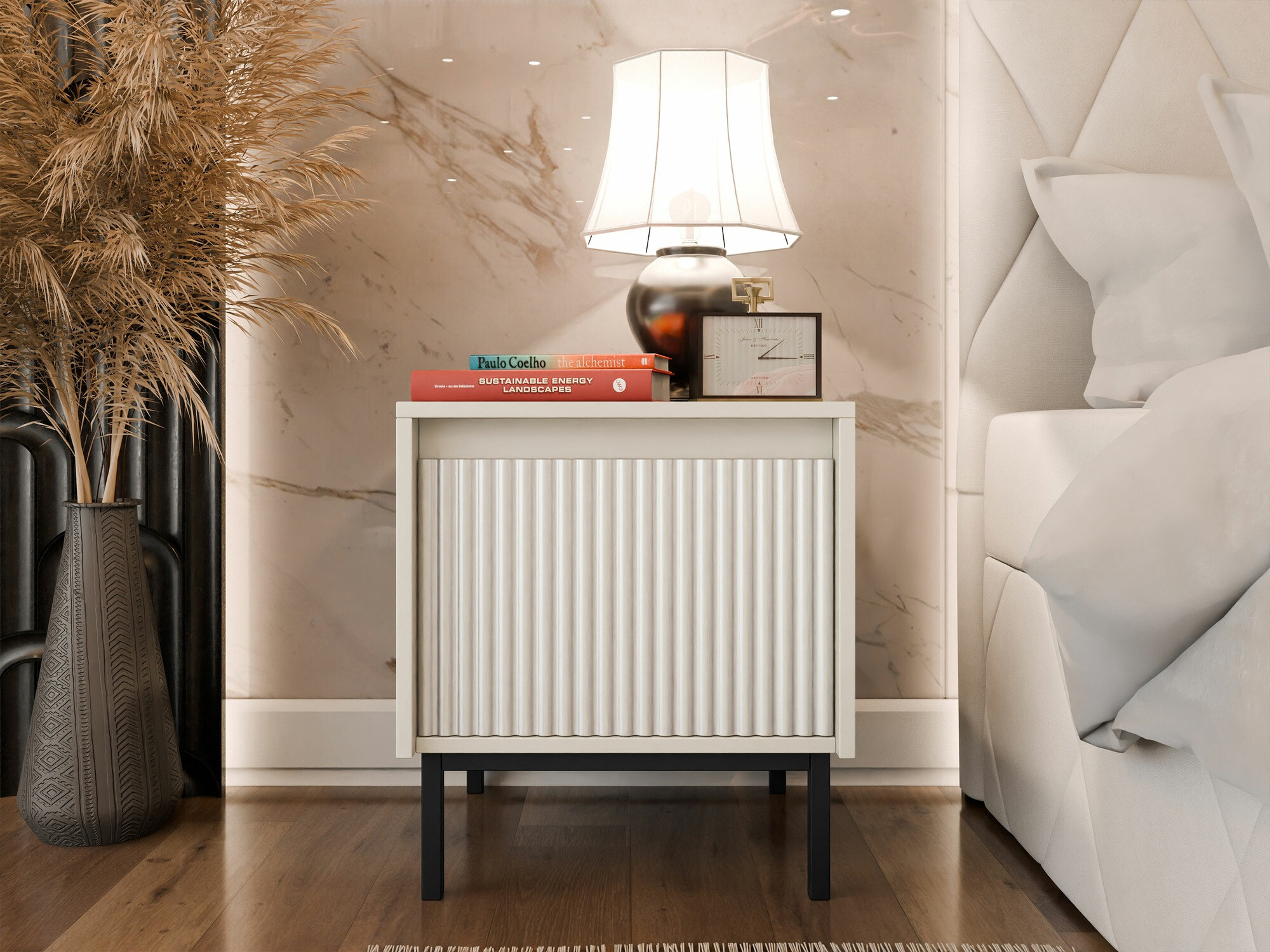 Noćni ormarić Comfivo Delruva 105 (Kašmir)