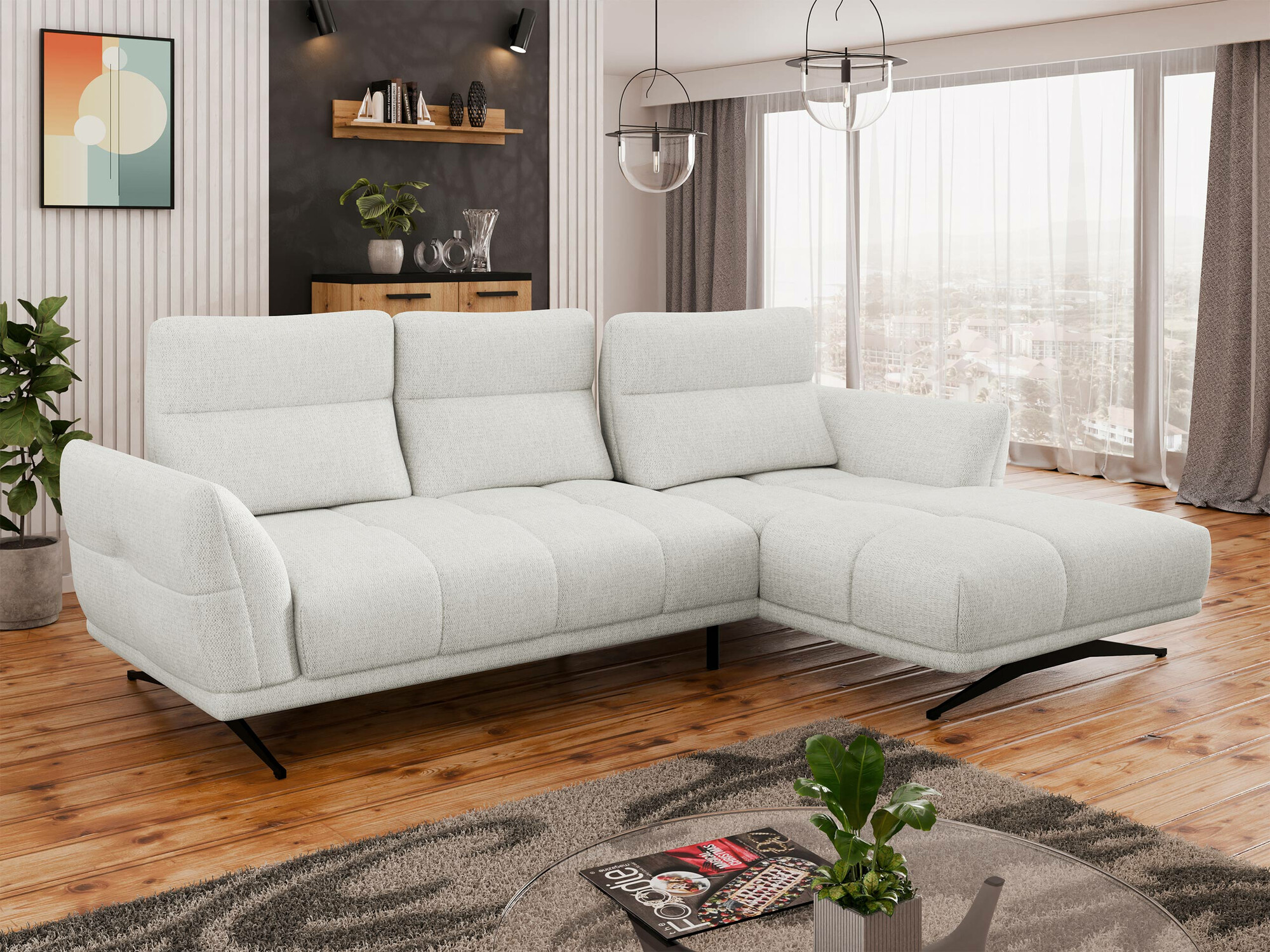 Ugaona sofa Lincoln 195 (Sorella 03)
