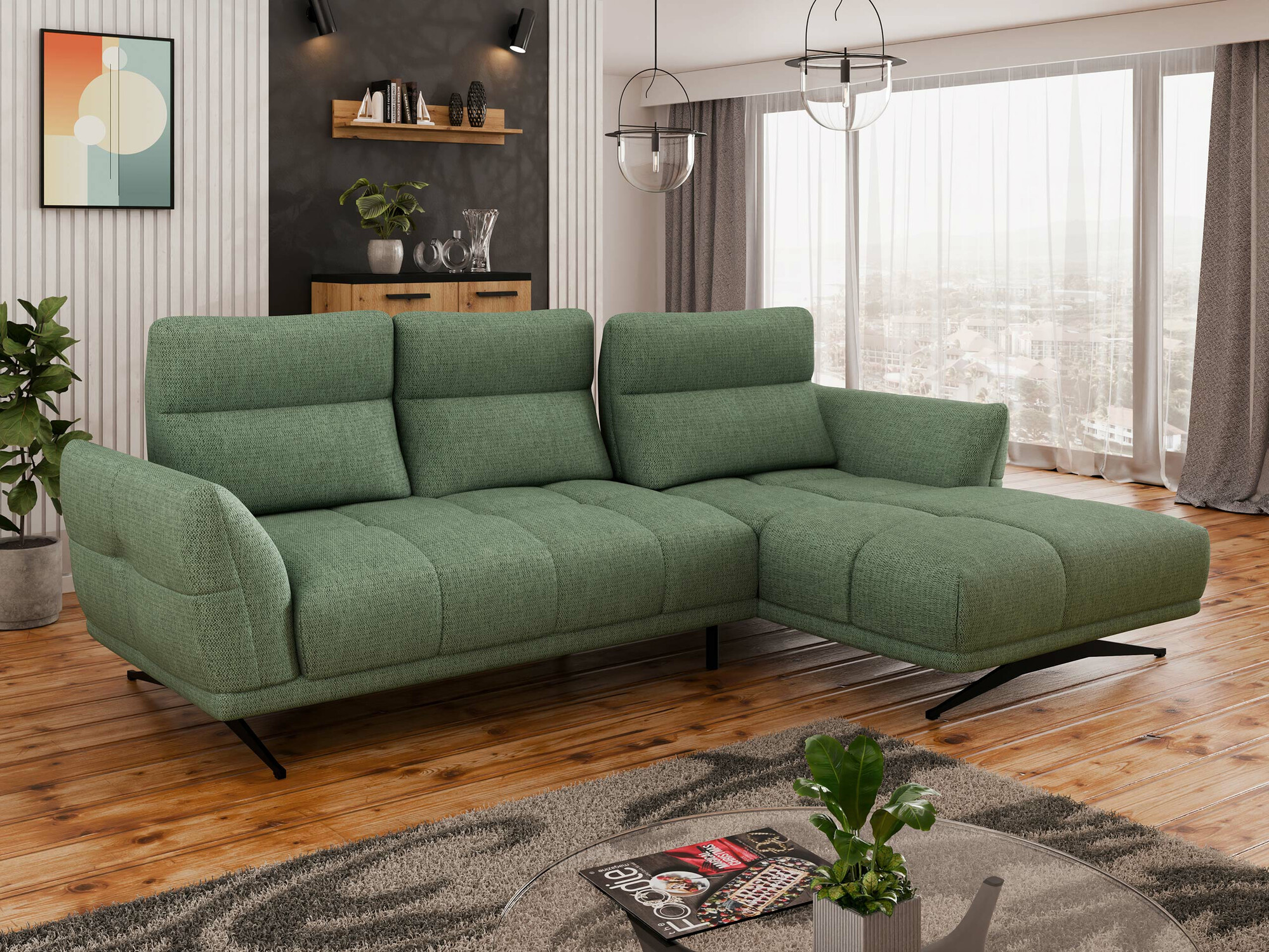 Ugaona sofa Lincoln 195 (Sorella 34)