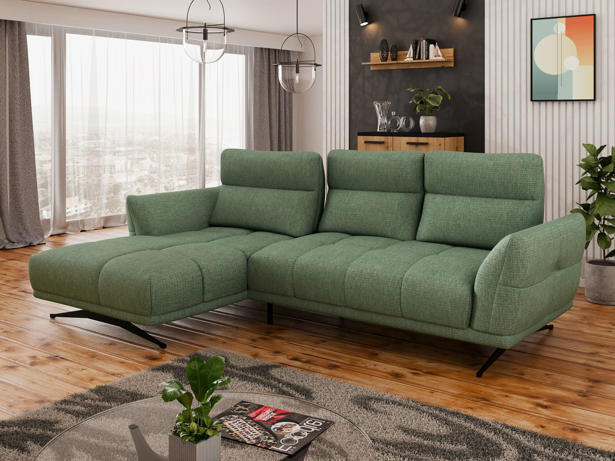 Ugaona sofa Lincoln 195 (Sorella 34)
