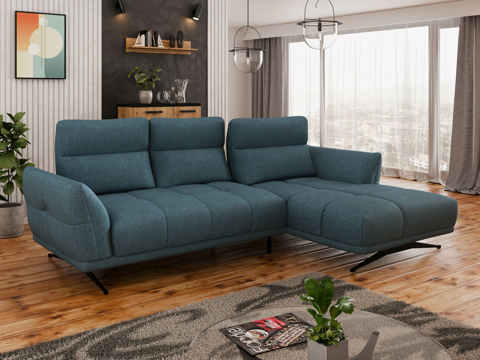 Ugaona sofa Lincoln 195 (Sorella 77)