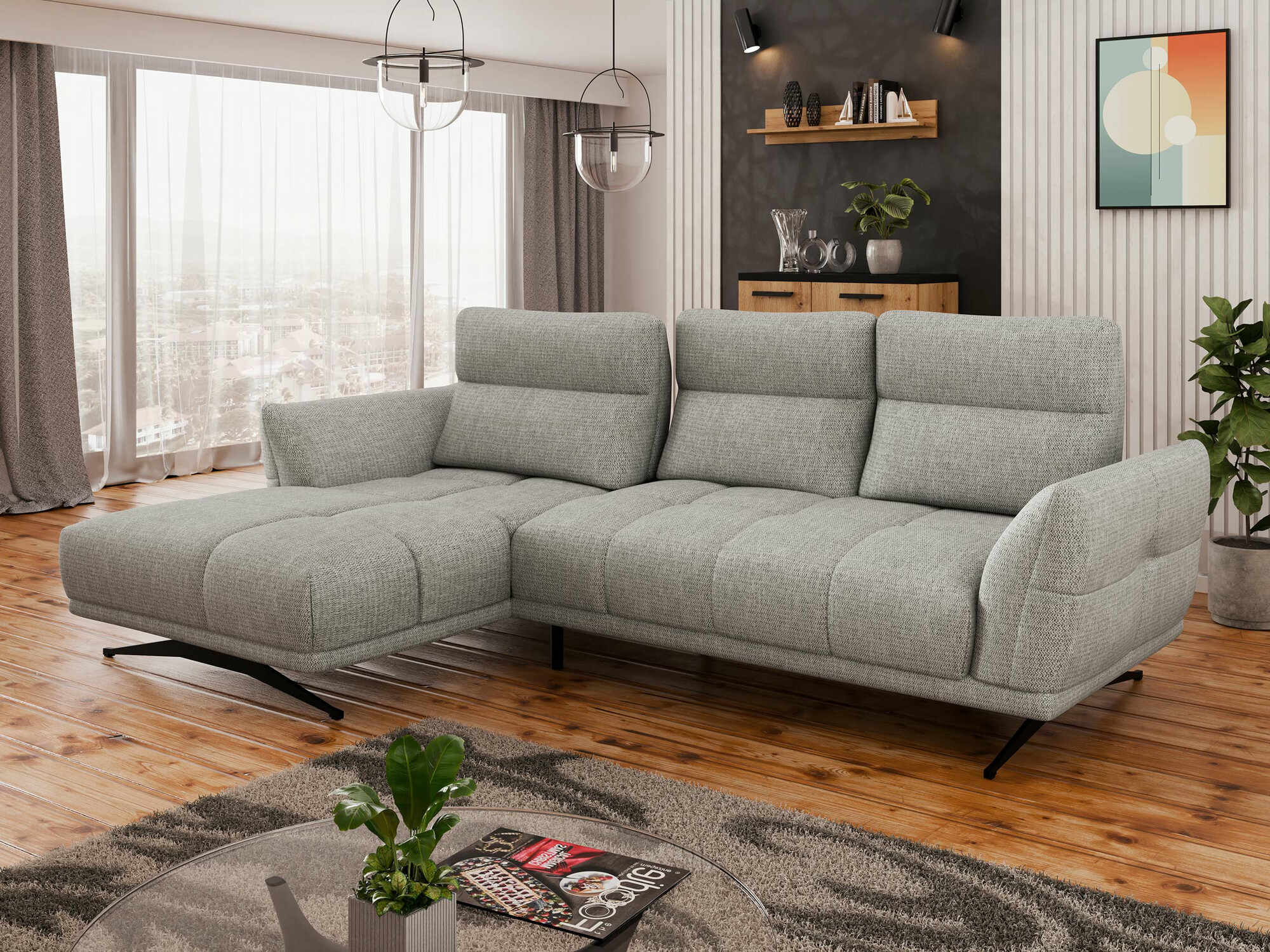 Ugaona sofa Lincoln 195 (Sorella 84)