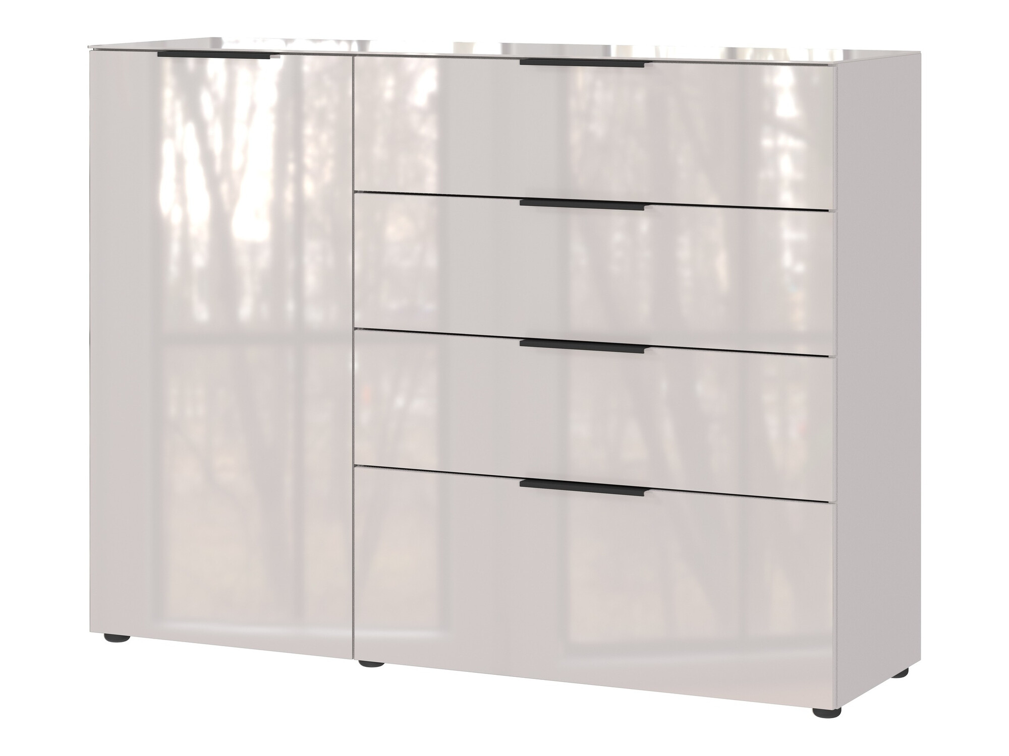 Komoda Sacramento 300 (Krem + Sjajno krem)