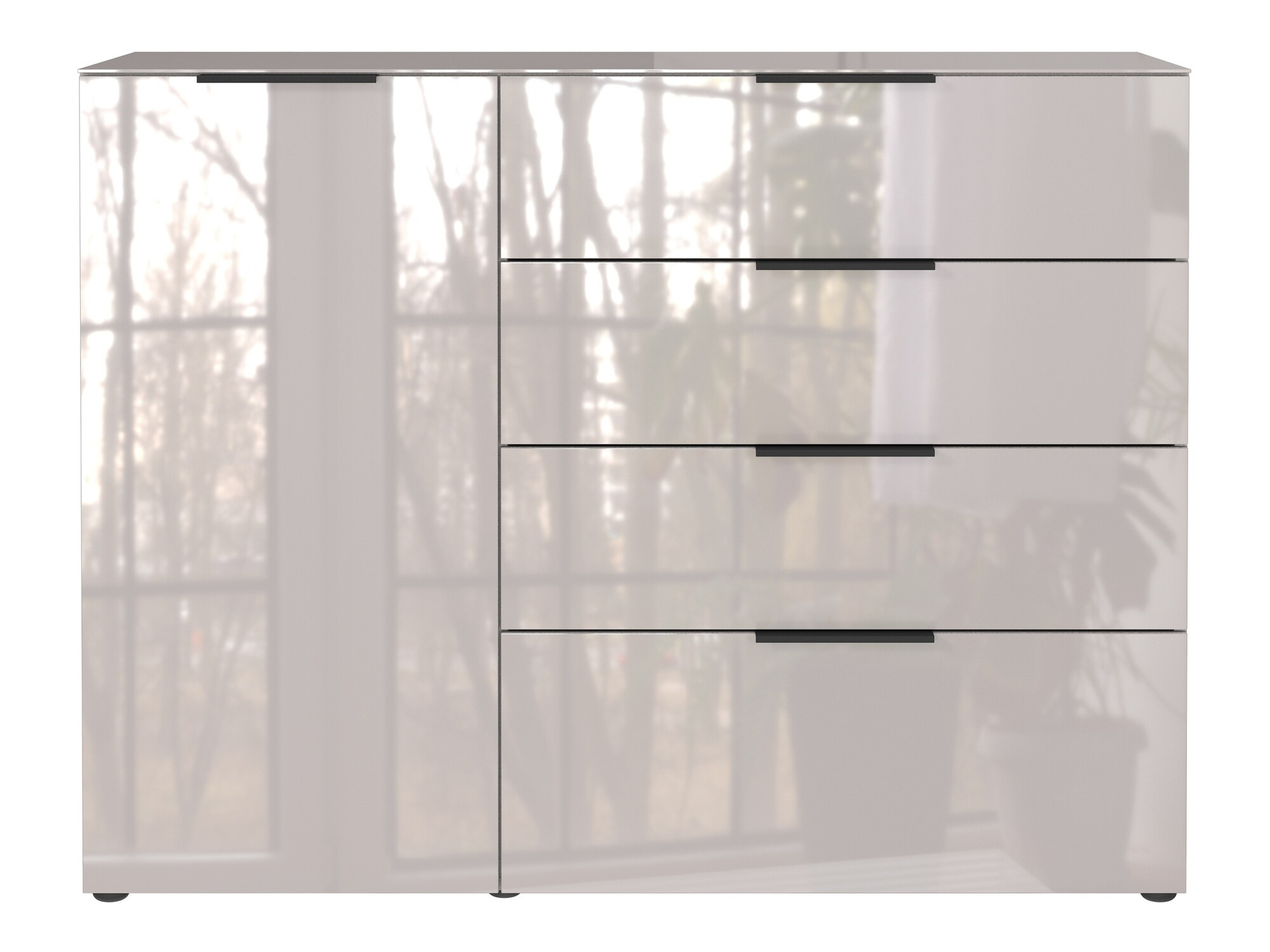 Komoda Sacramento 300 (Krem + Sjajno krem)