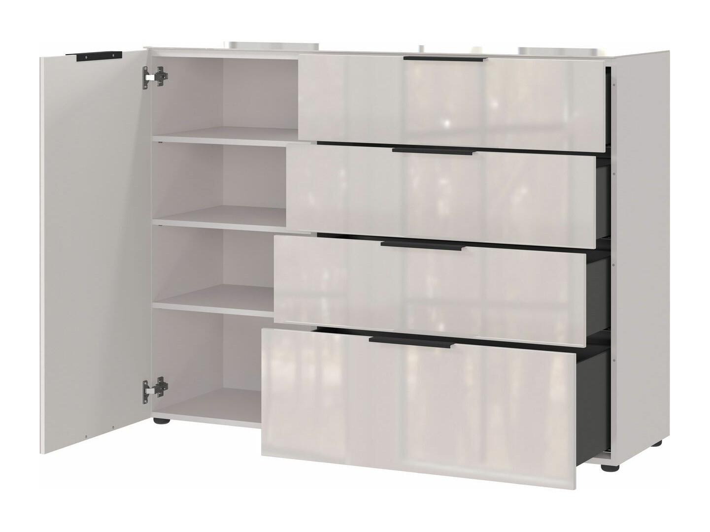 Komoda Sacramento 300 (Krem + Sjajno krem)